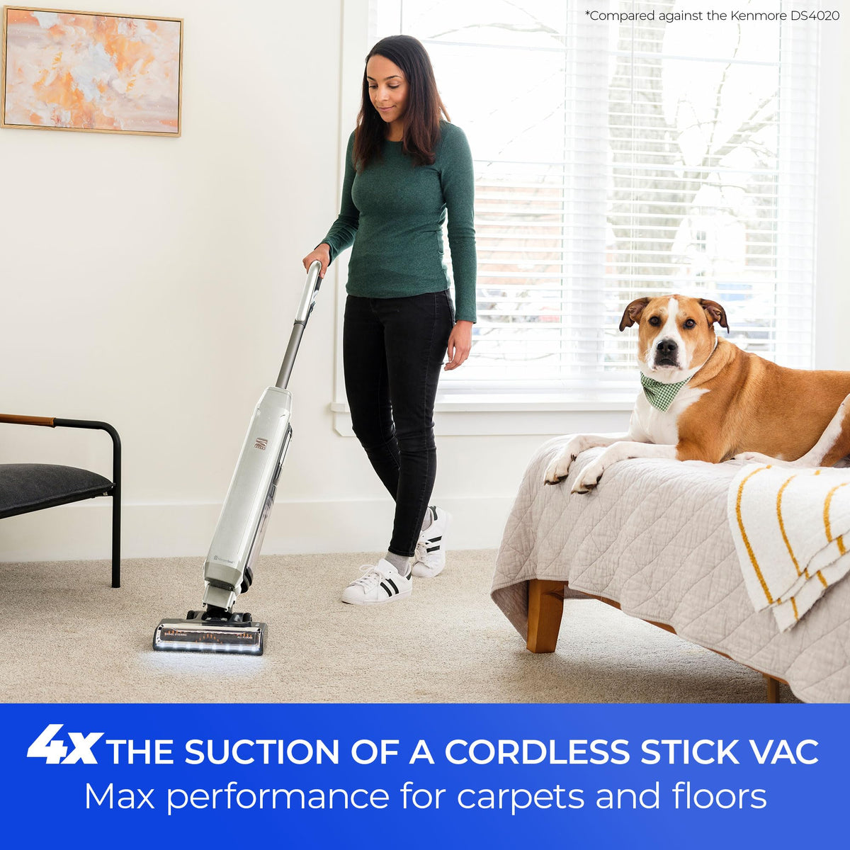 Litening 24V Cordless Upright Vacuum with Hair Eliminator Nozzle