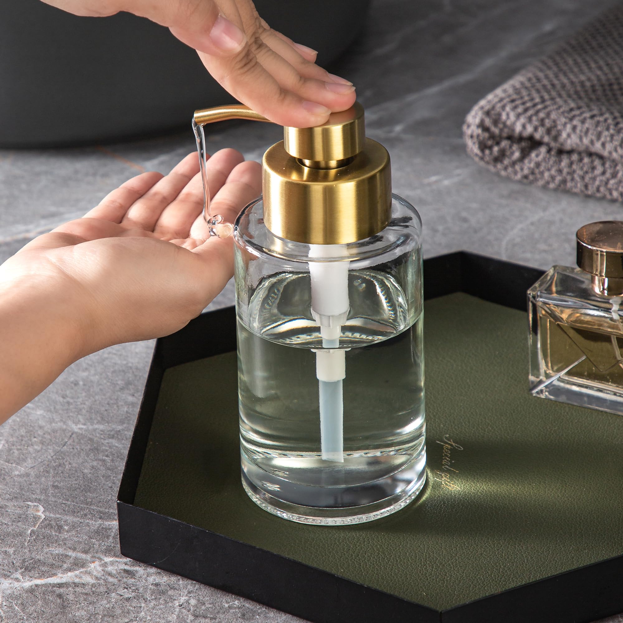 Glass Soap Dispenser