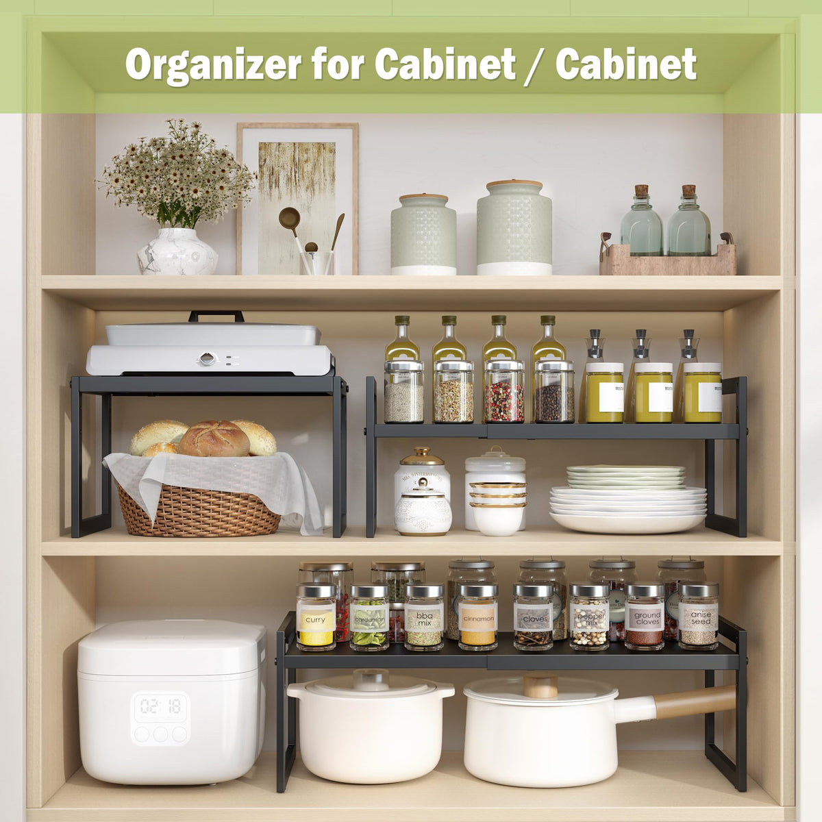 Expandable Kitchen Countertop Organizer