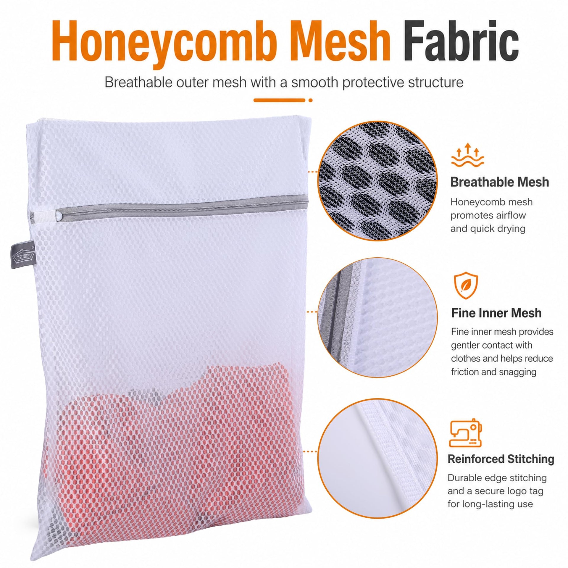 Laundry Bags Mesh Wash Bags (2 Count)