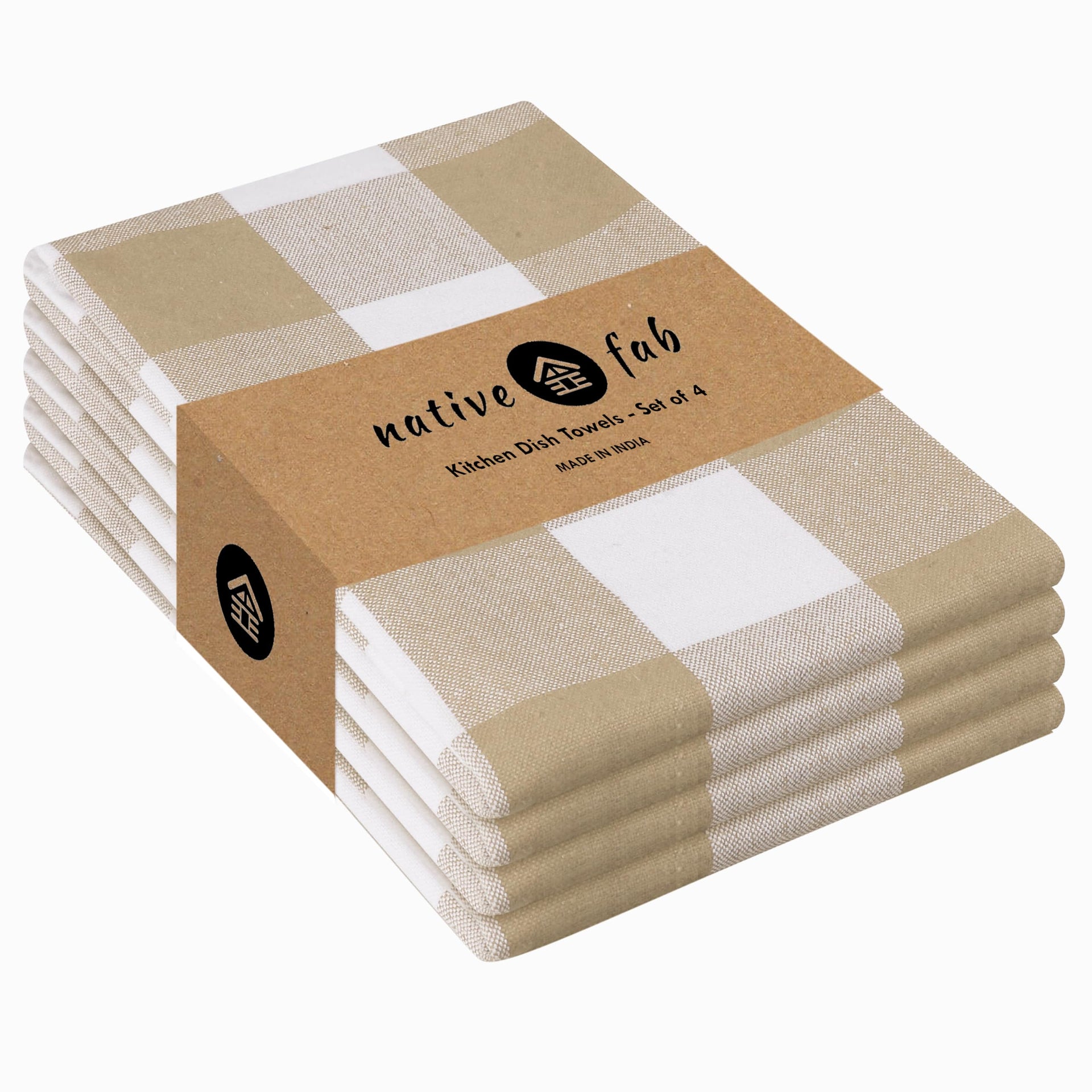 4 Pack Buffalo Check Kitchen Towel 16"x26" (4 Count)