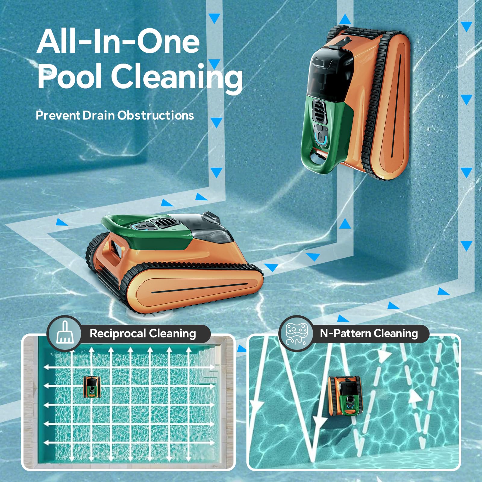 Cordless Robotic Pool Cleaner