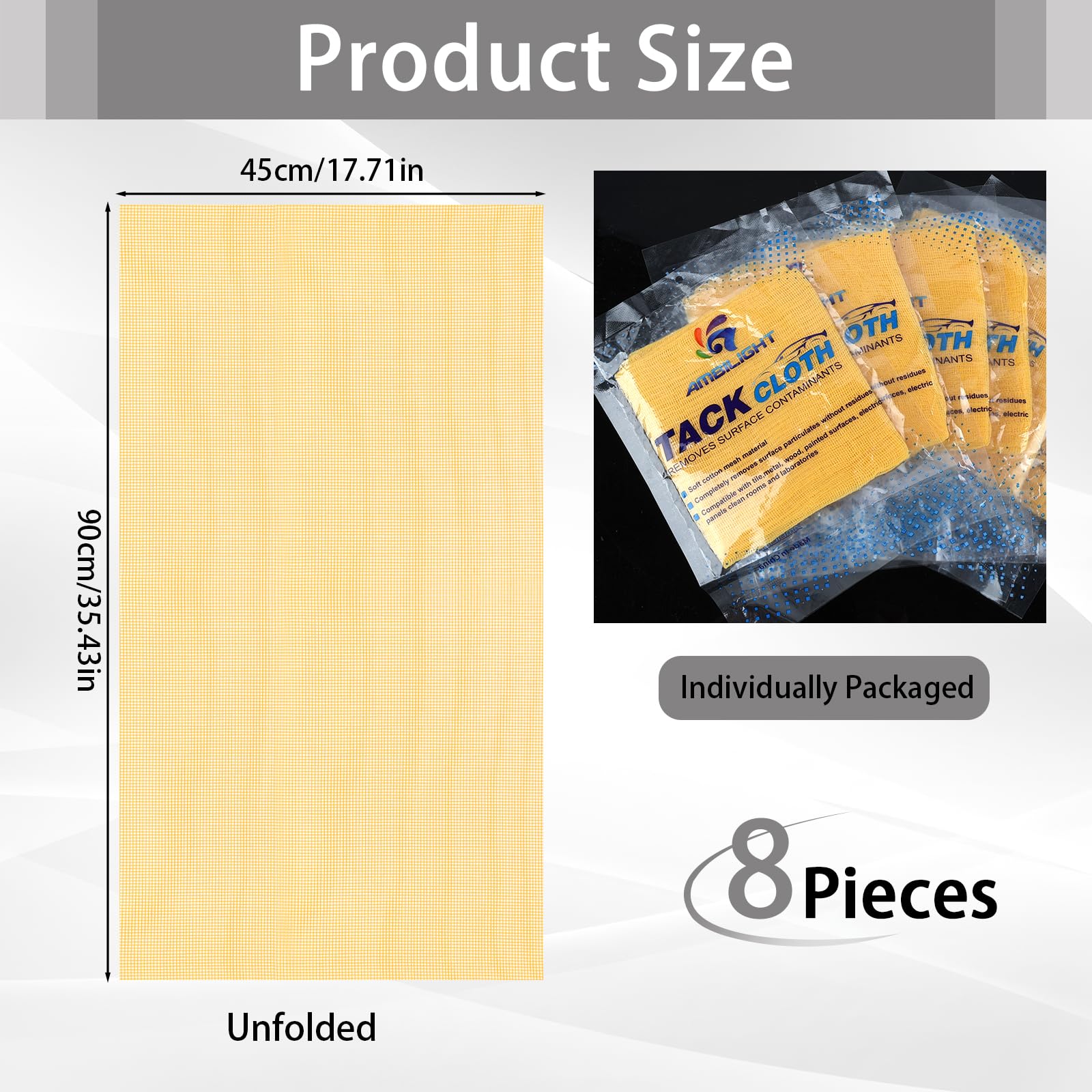 8 Pcs Tack Cloths