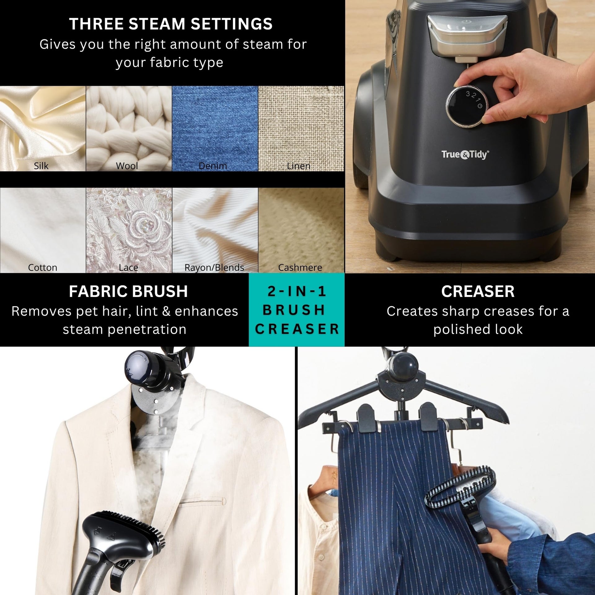 Heavy Duty Commercial Industrial Standing Garment Steamer for Clothes