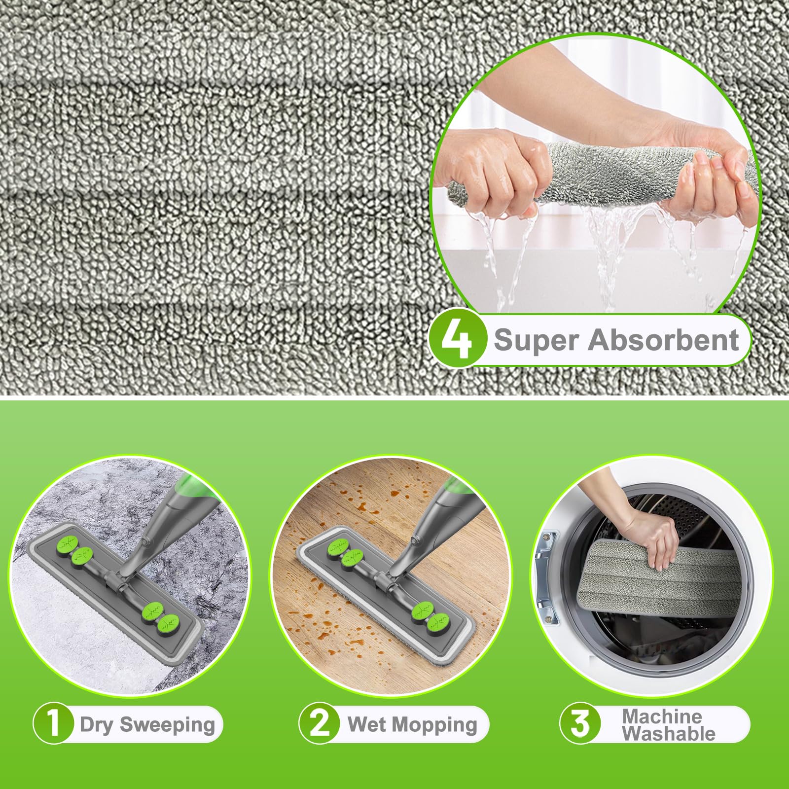 Spray Mop for Floor Cleaning