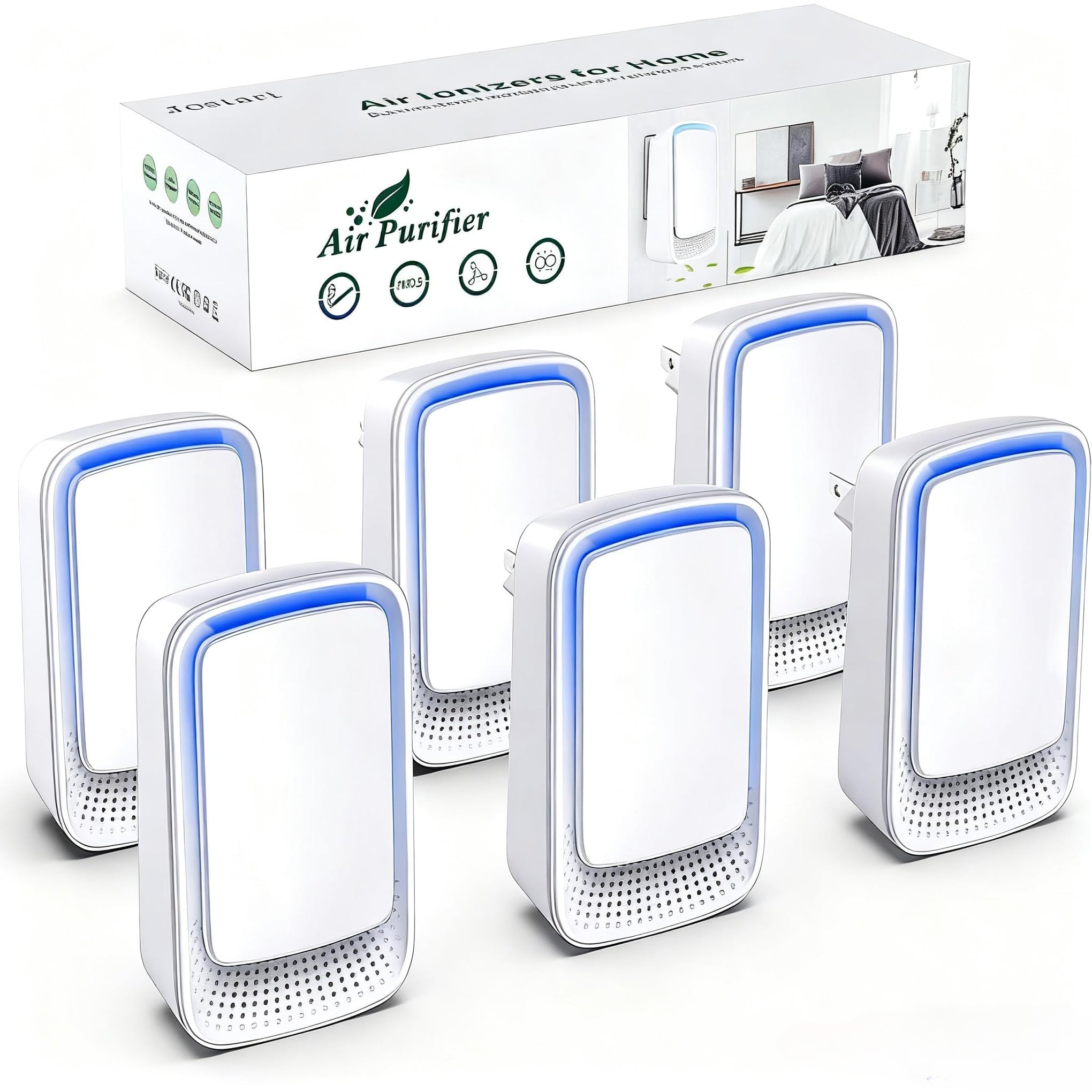 Air Ionizers for Home (6 Count)