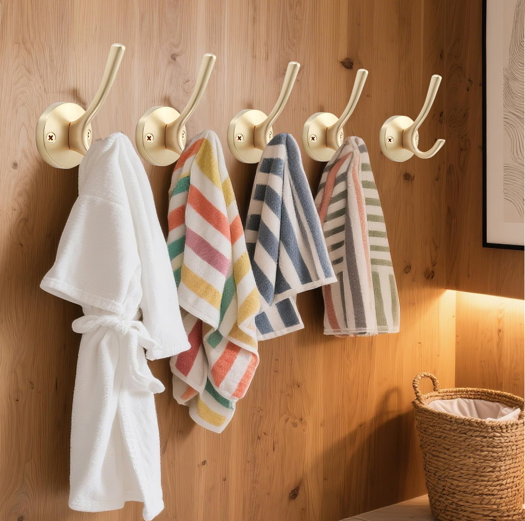 Gold Wall Hooks