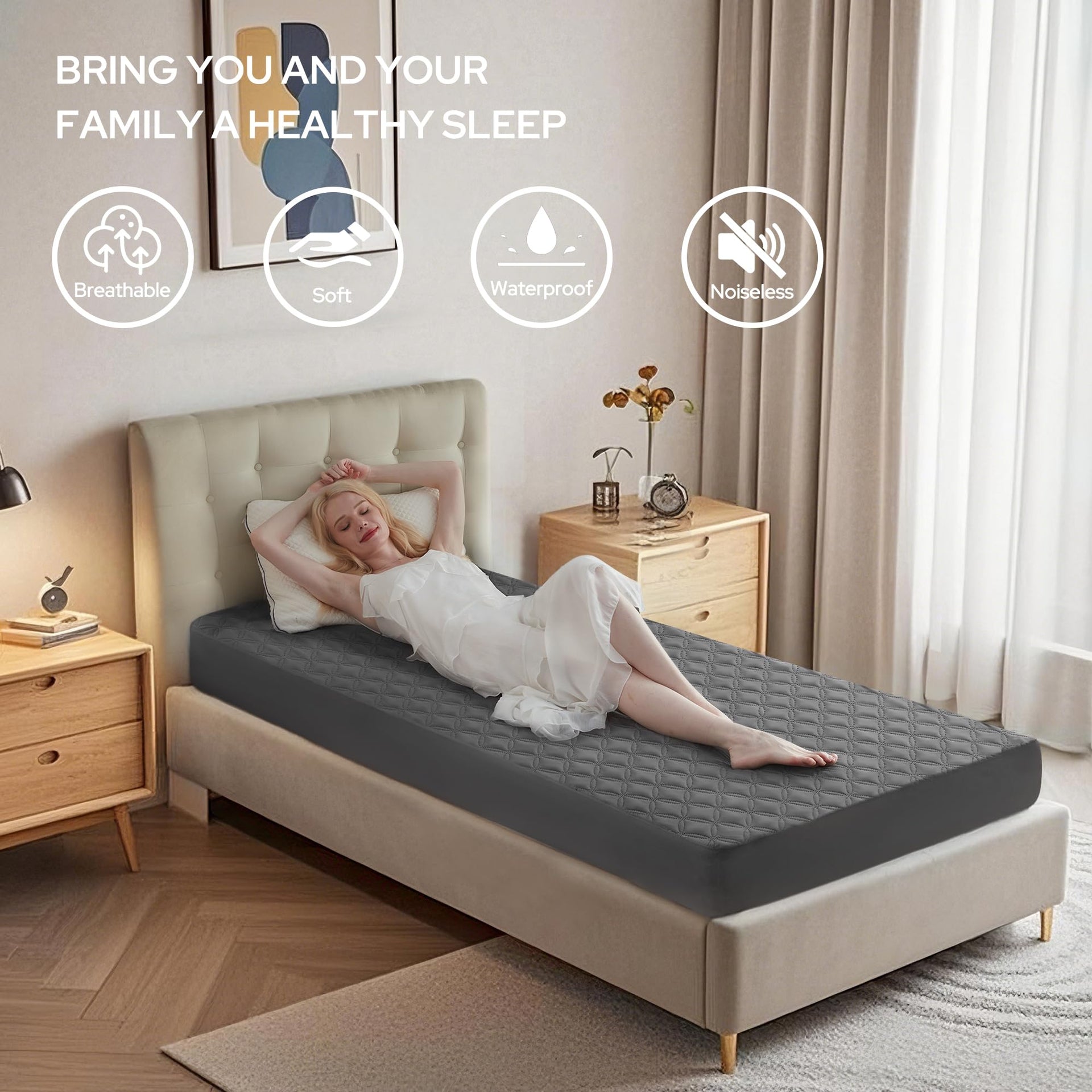 Waterproof Twin Mattress Protector