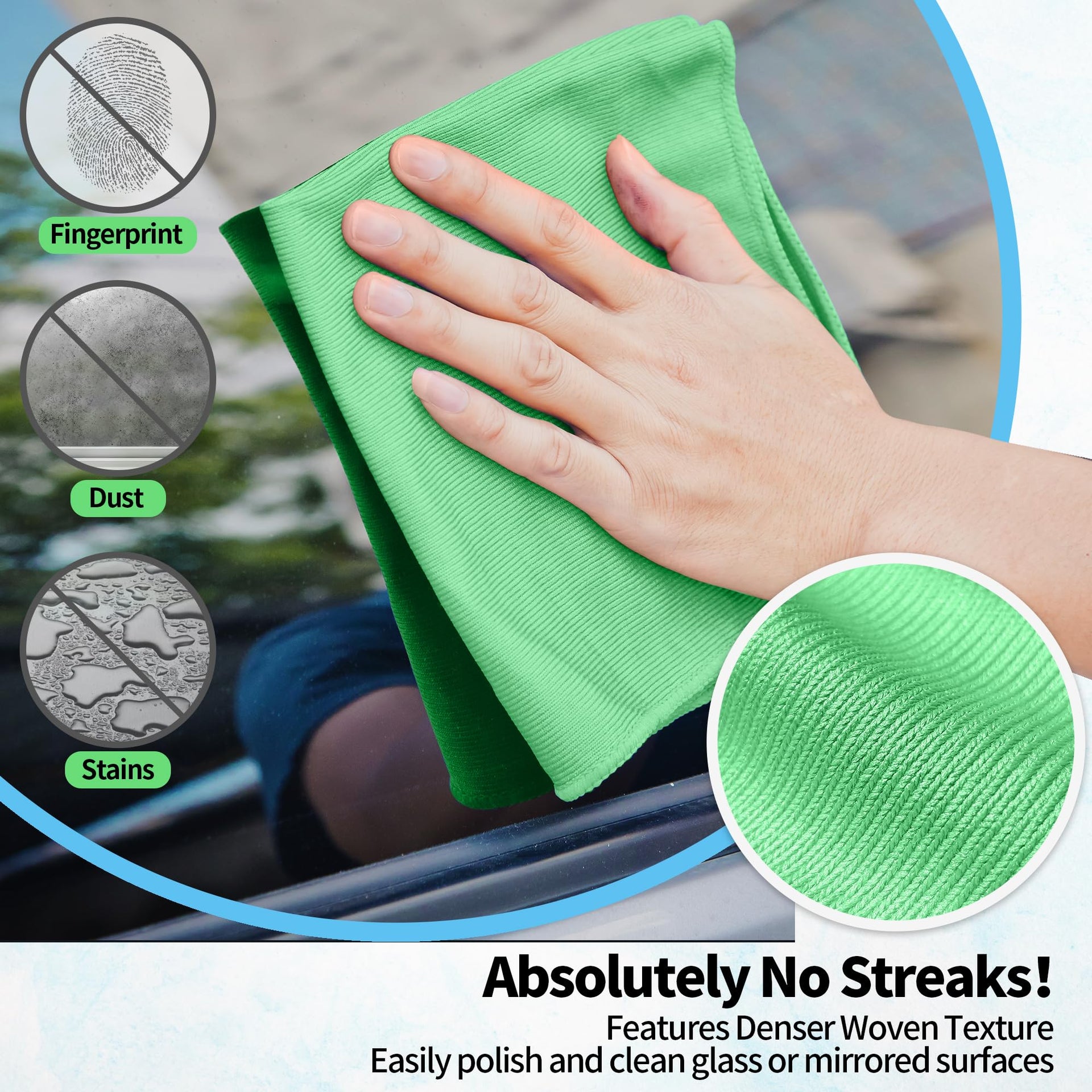 Microfiber Cleaning Cloth (12 Count)