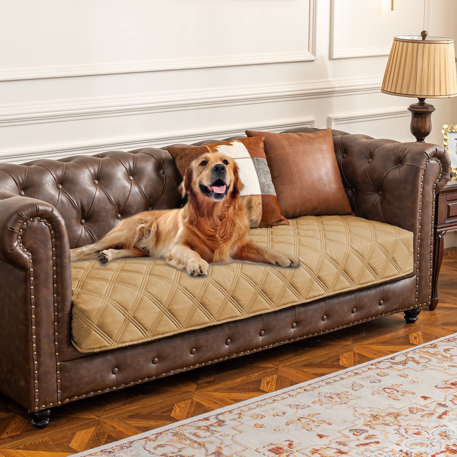 Waterproof Dog Bed Cover Pet Blanket with Anti