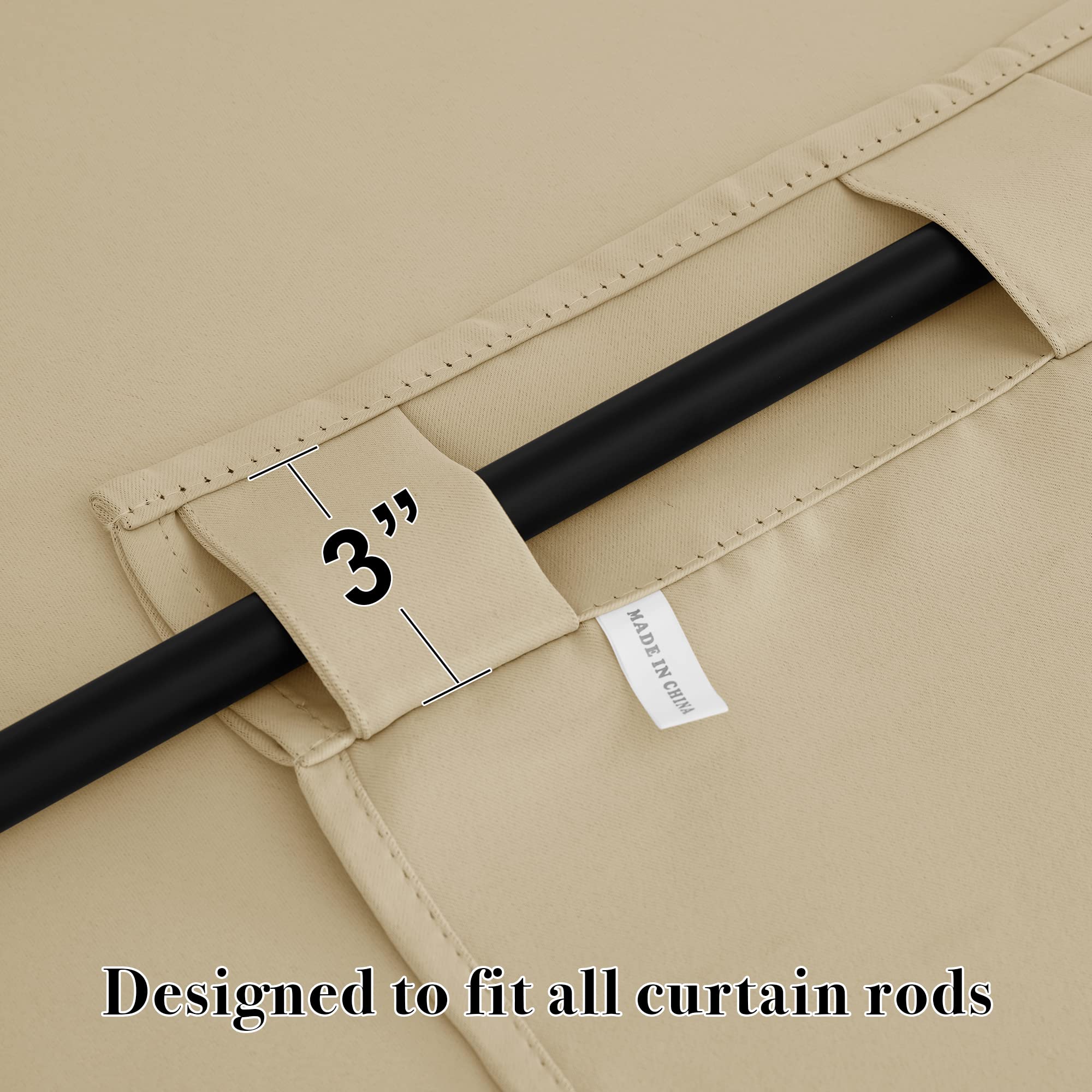 Privacy Bathroom Curtains (2 Count)