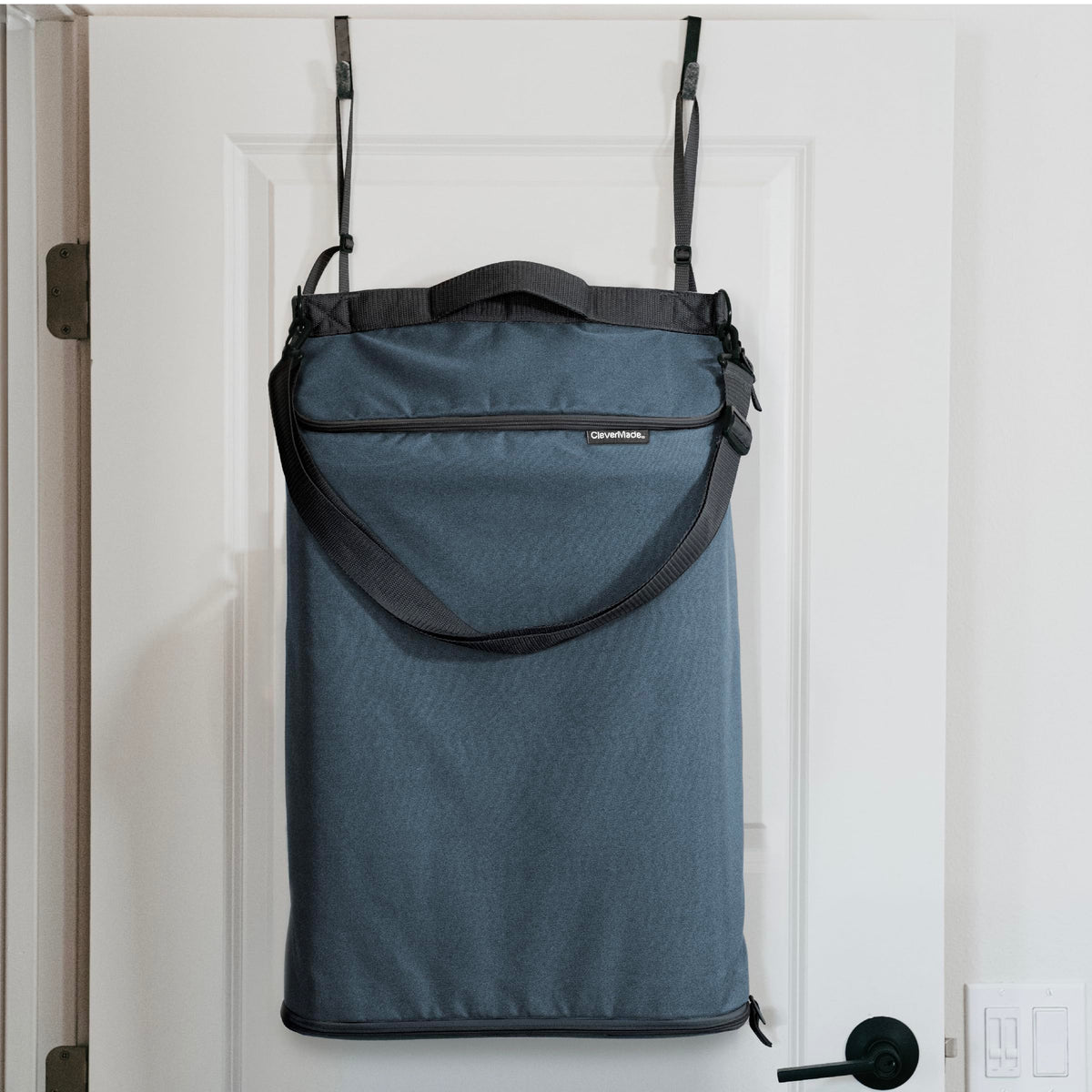 Hanging Laundry Hamper Bag with Over the Door Hooks