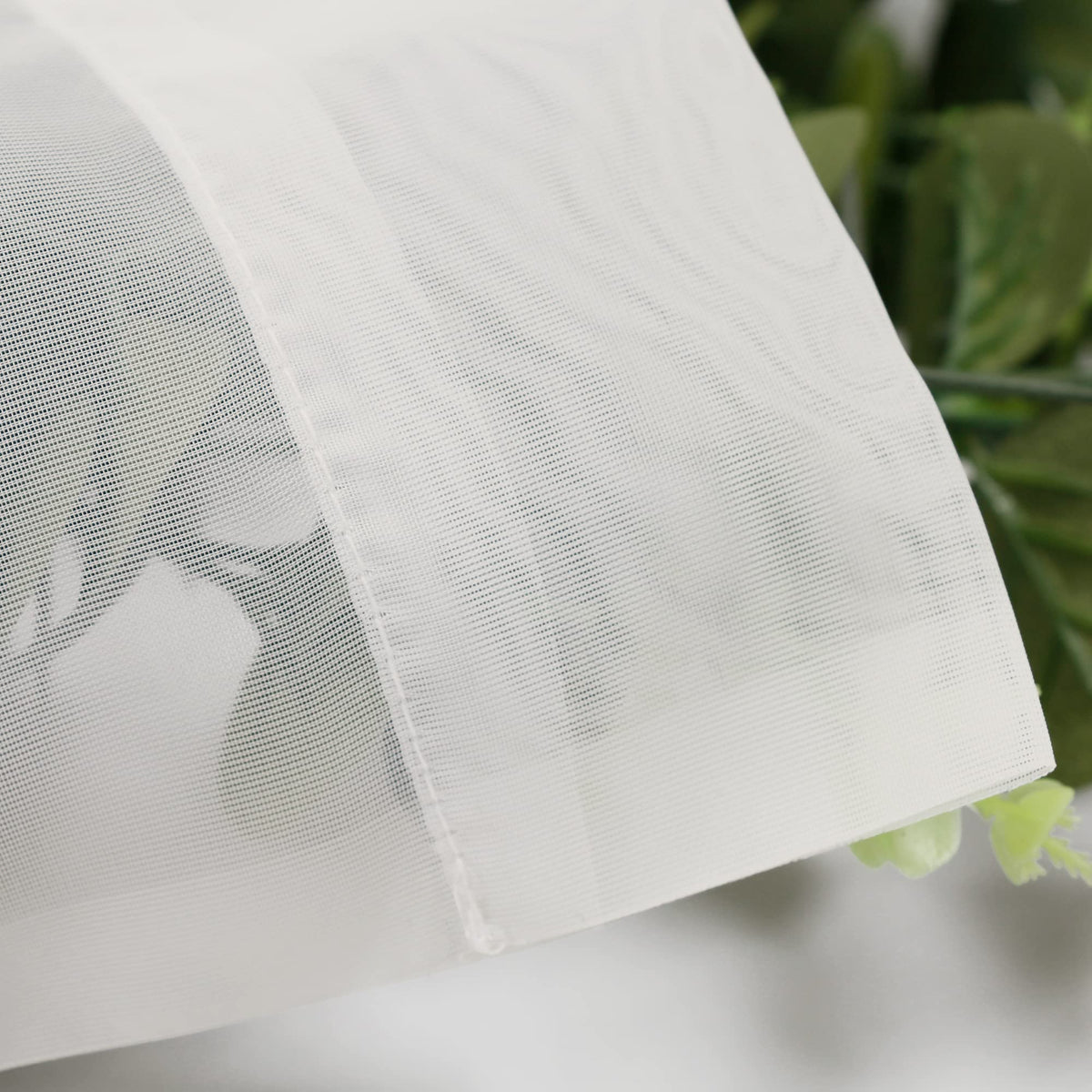 Ivory Sheer Valance for Windows (2 Count)