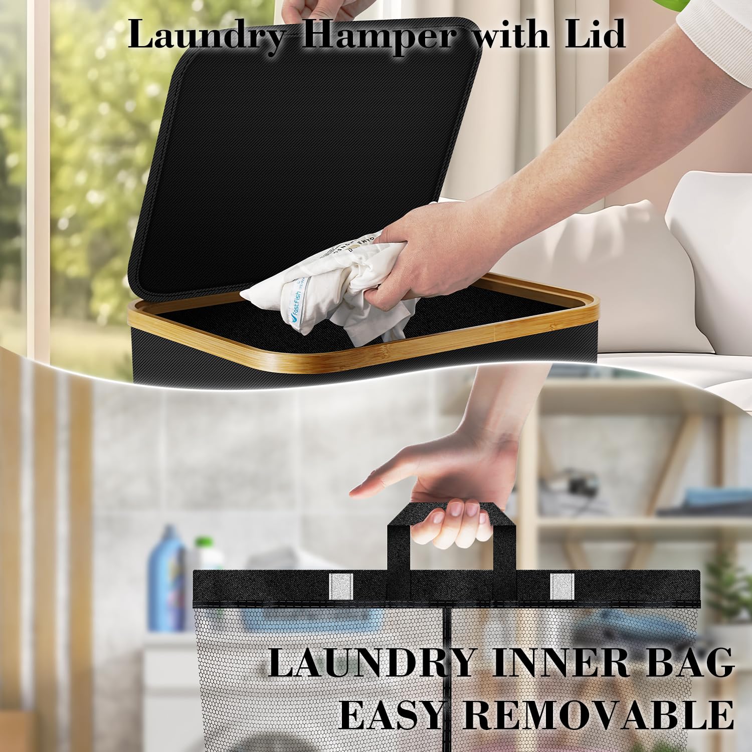 Laundry Hamper with Wheels