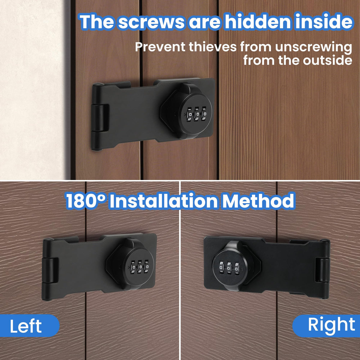 Keyless Cabinet Lock with Combination Code