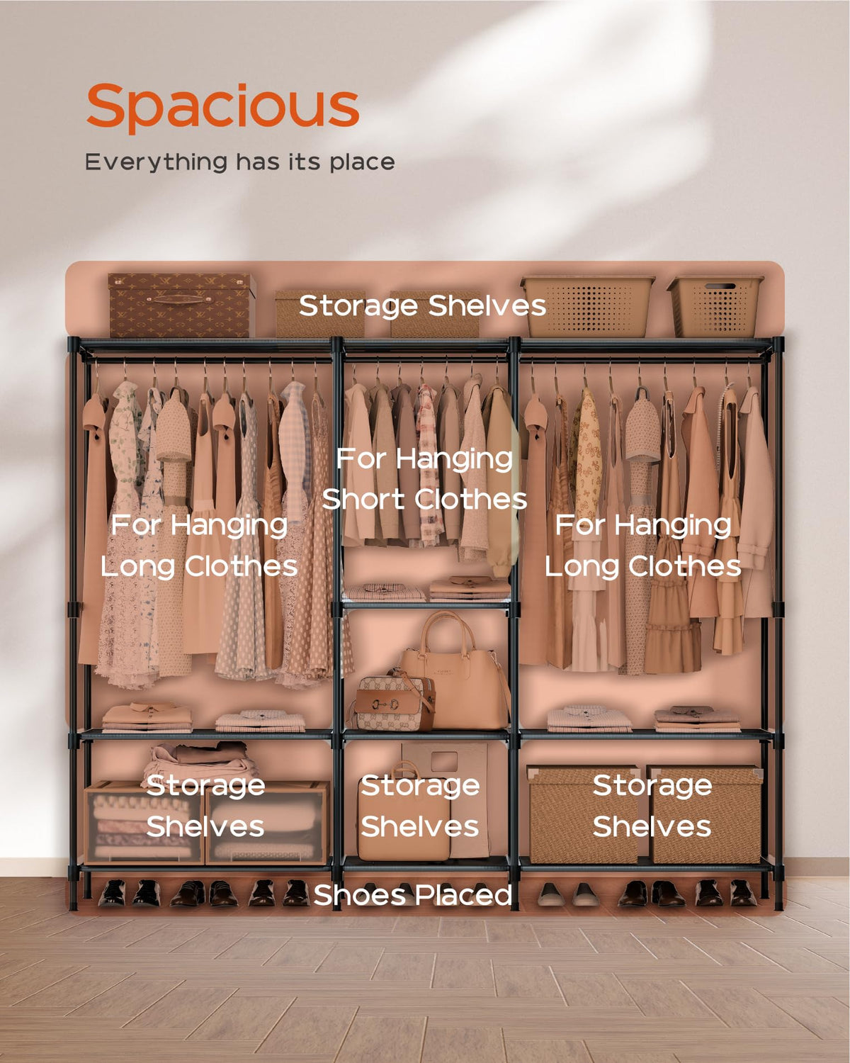 Clothes Rack Portable Closet