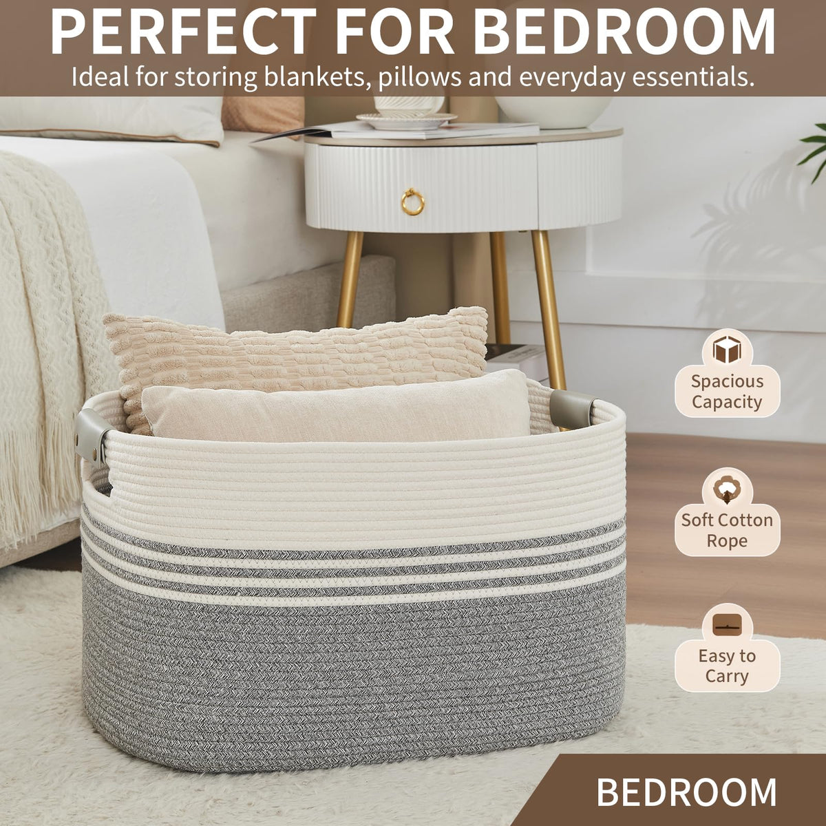 Laundry Hamper with Handles