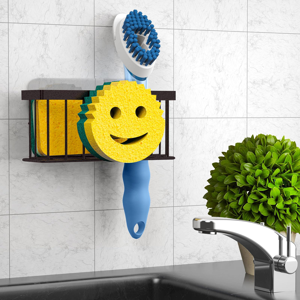 Sponge Holder Smiley Face