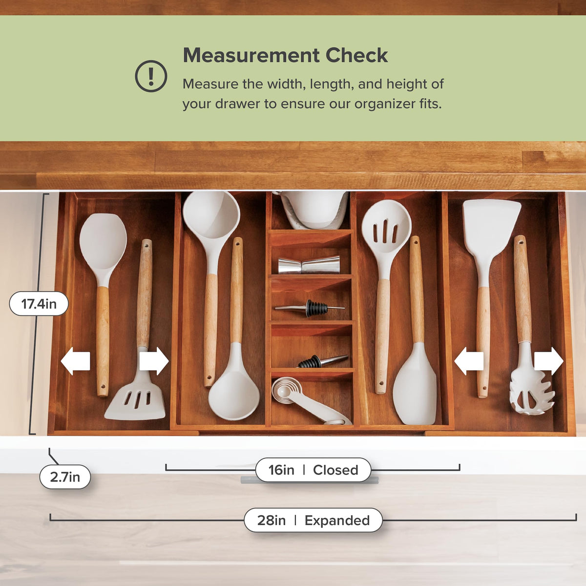 Utensil & Junk Drawer Organizer