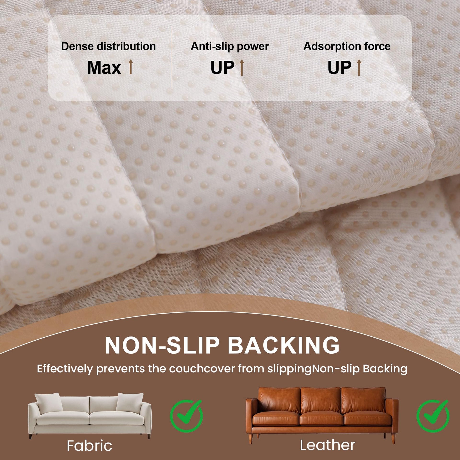 Couch Covers for Sofa Pet Friendly (3 Count)