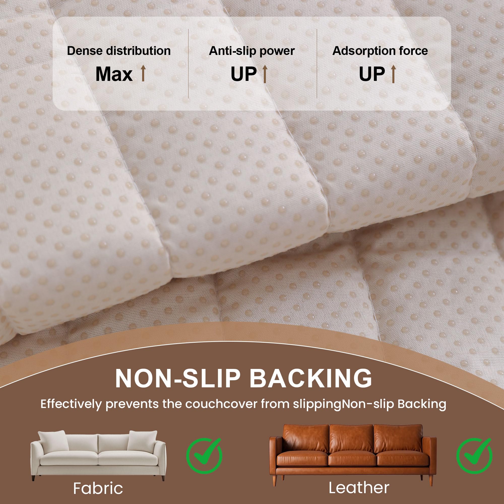Couch Covers for Sofa Pet Friendly (3 Count)