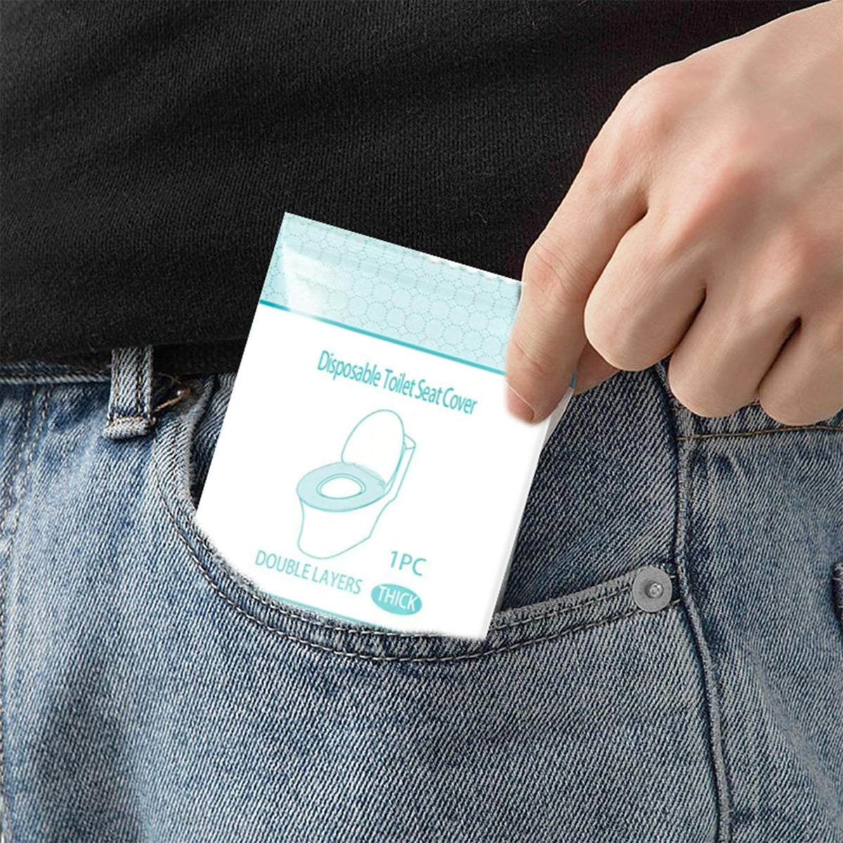 Disposable Toilet Seat Cover Independently Packaged With Non (20 Count)