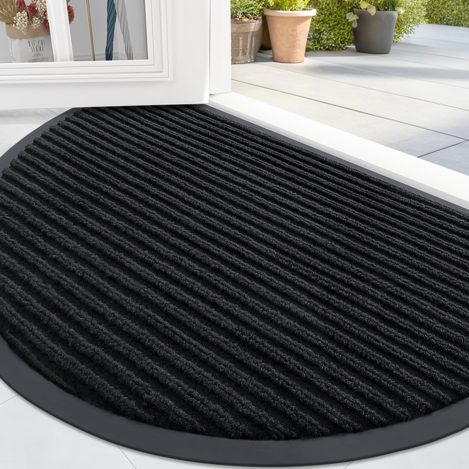 Half Circle Front Door Mat 29.5x17
