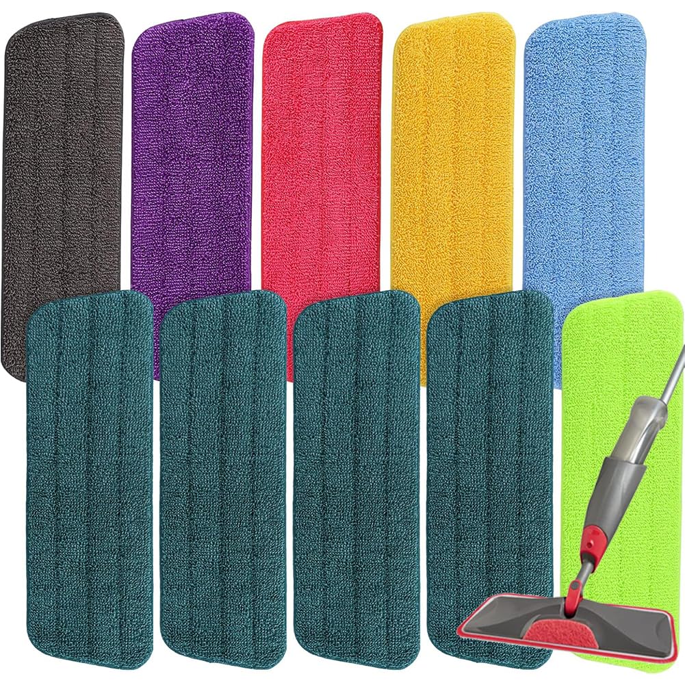 16.5 inch Microfiber Mop Pads for Rubbermaid Reveal Spray Mop and Any 16.5" Flat Mop