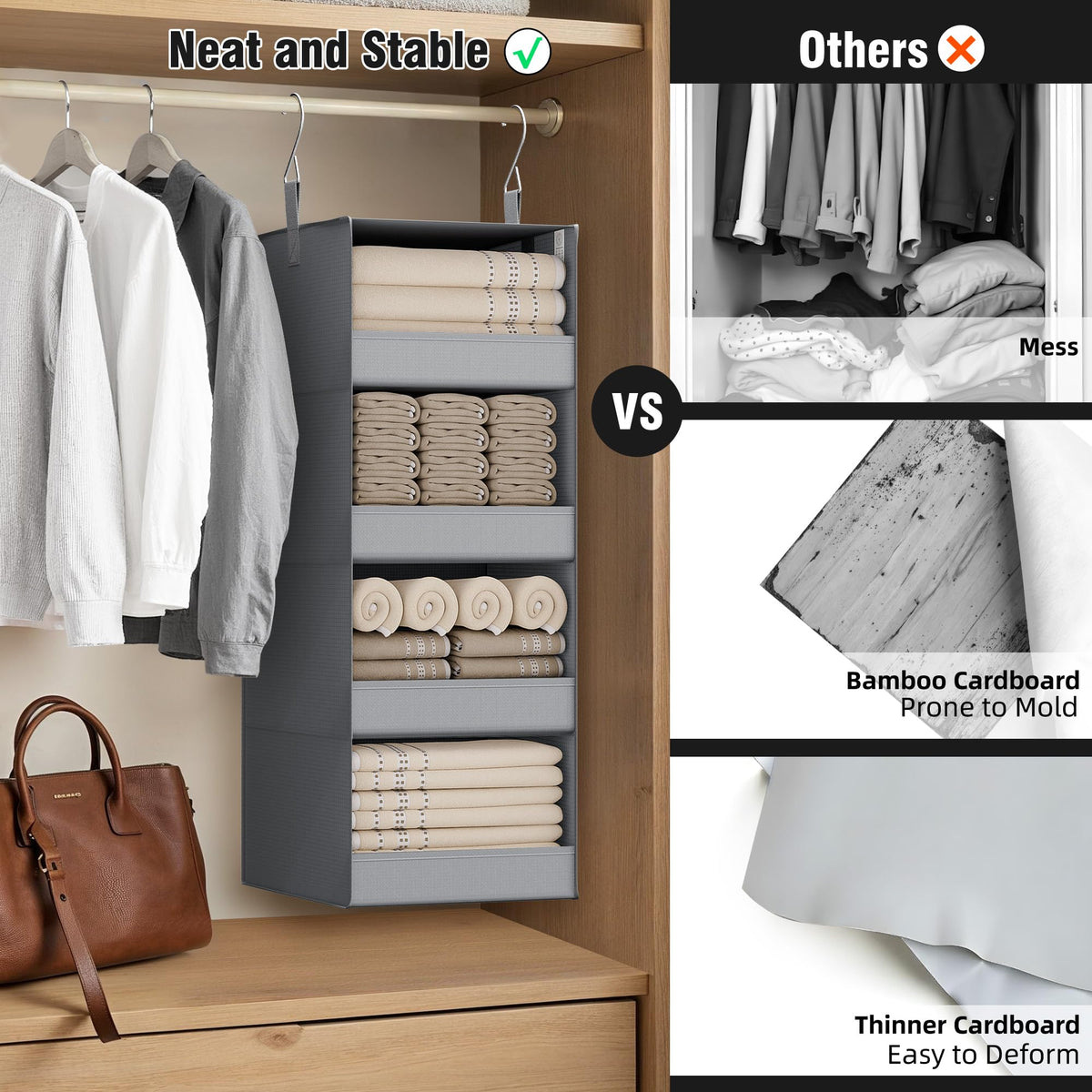 4 Shelf Hanging Organizer