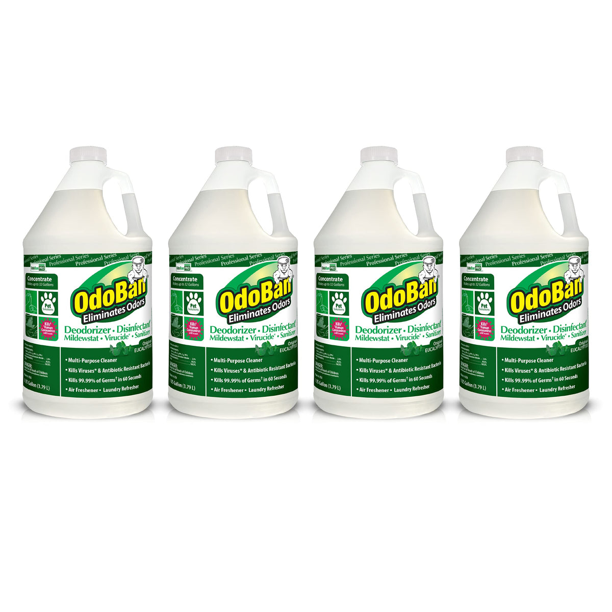 Professional Disinfectant and Odor Eliminator Concentrate (4 Count)