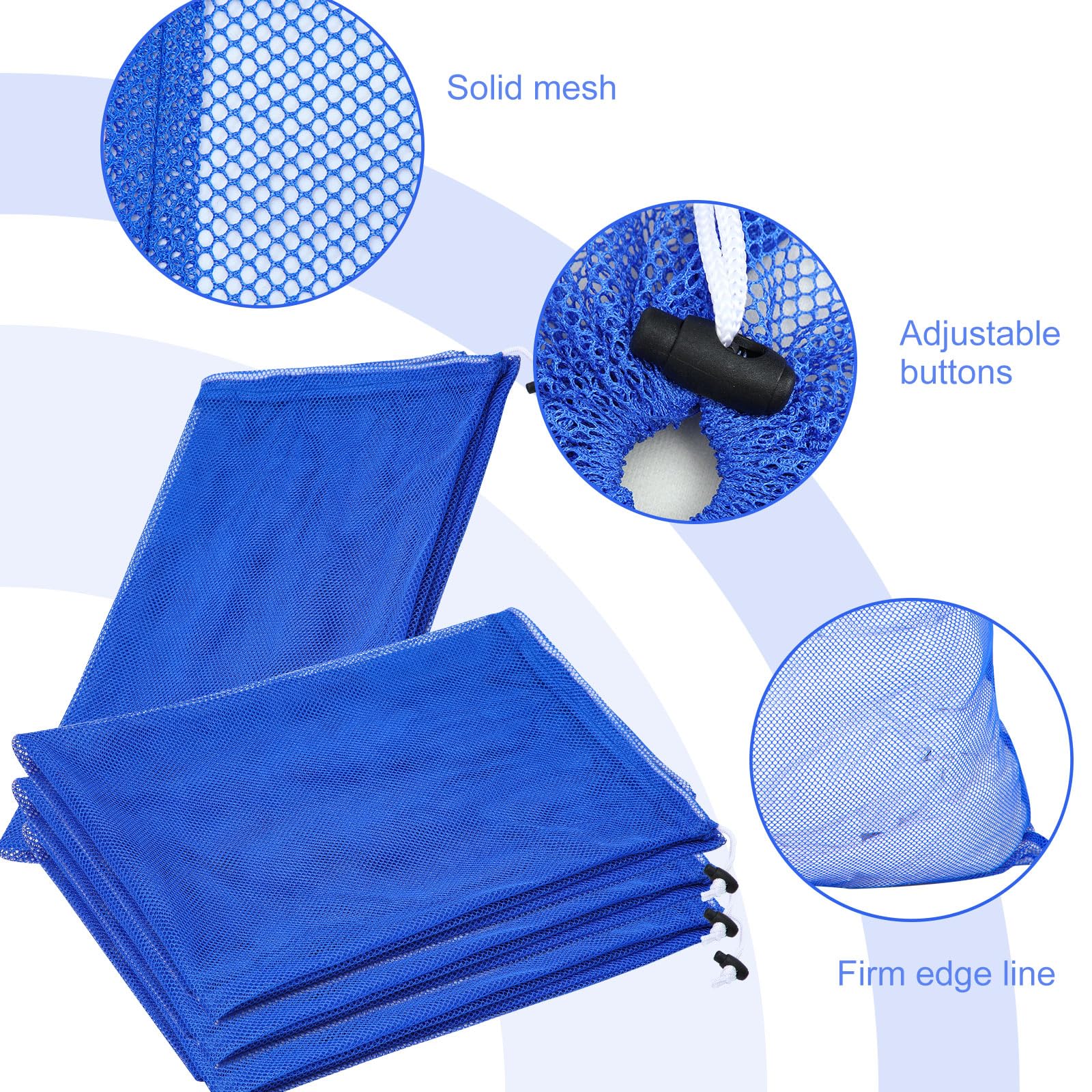 30 Pack Large Mesh Laundry Bags (30 Count)