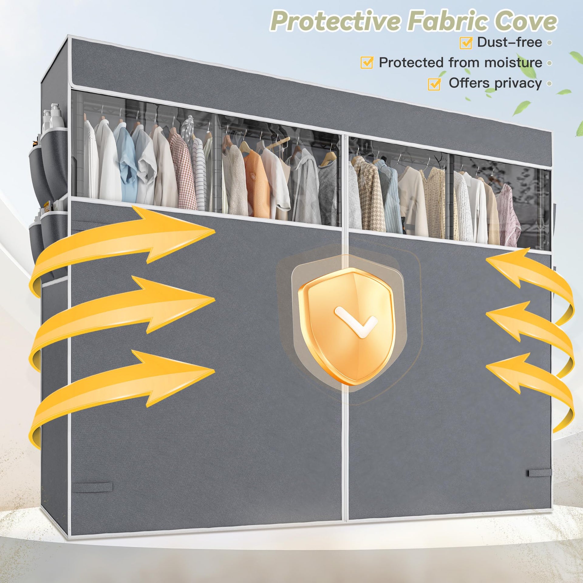 Clothes Rack with Cover