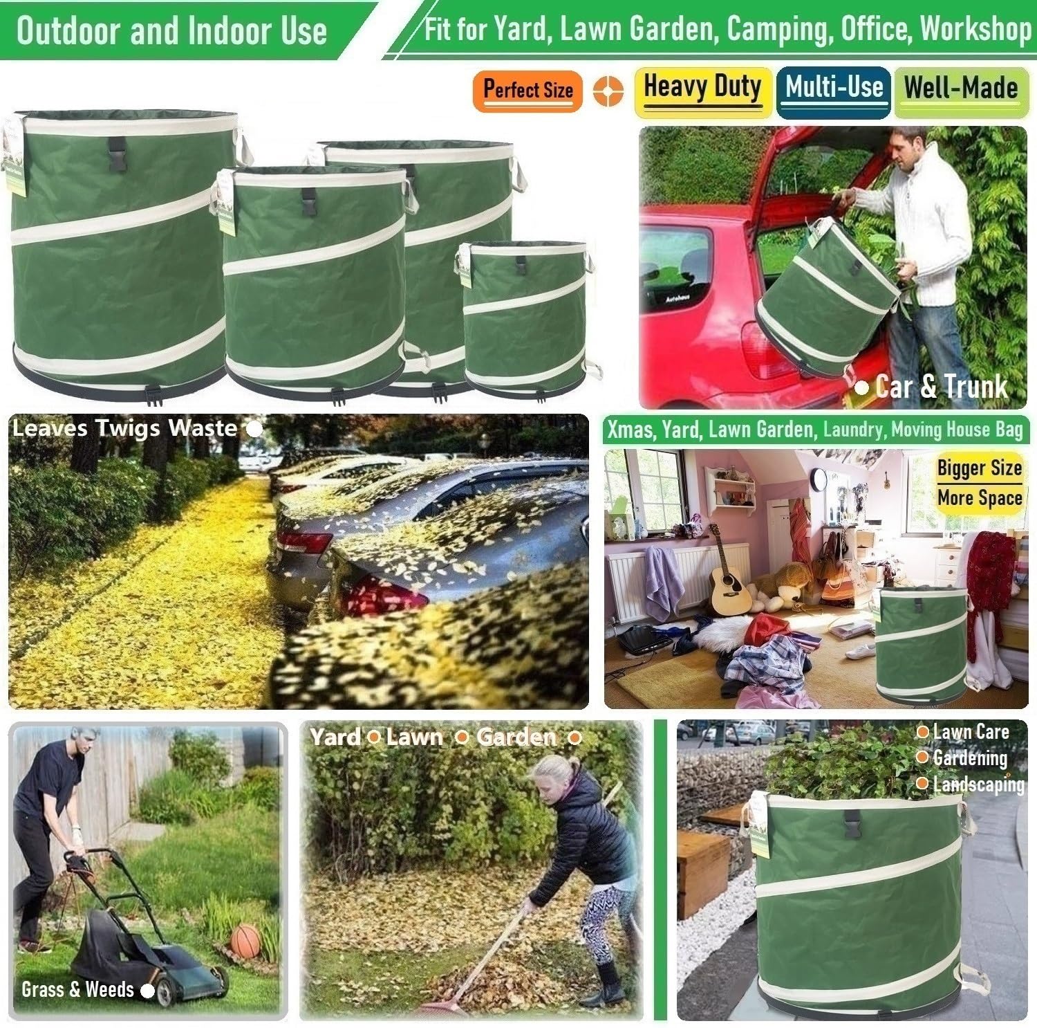 32 Gallon Collapsible Trash Can