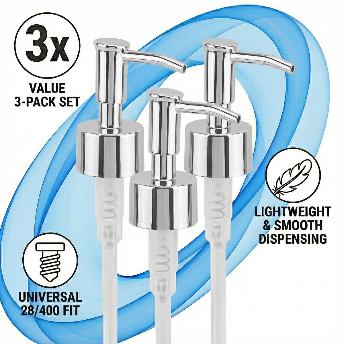 3 Pack Soap Dispenser Pump Replacement