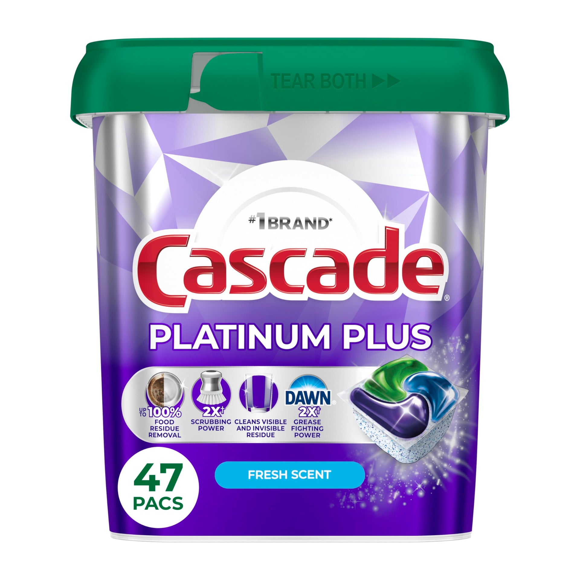 Platinum Plus Dishwasher Pods (47 Count)