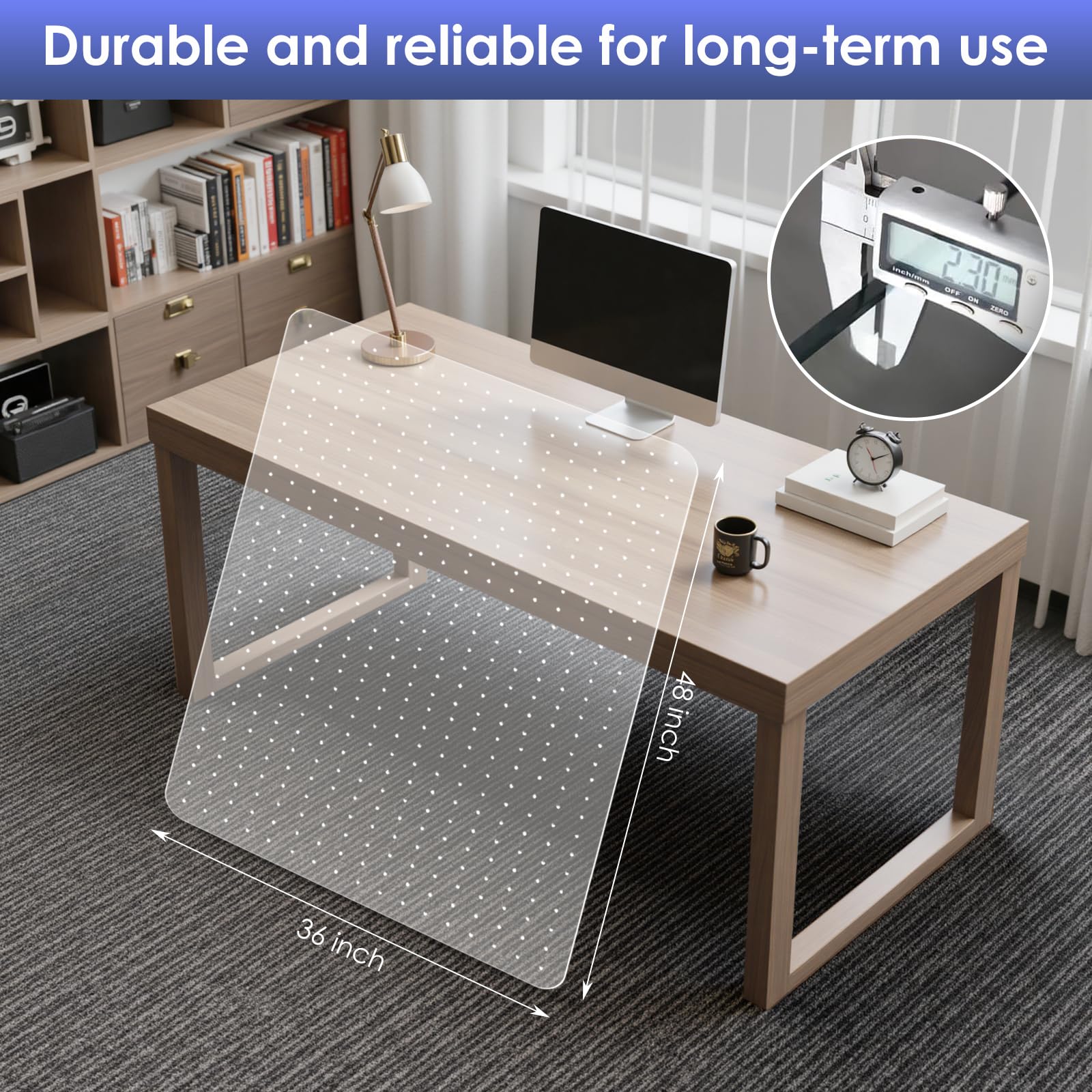 Office Chair Mat for Carpet (2 Count)