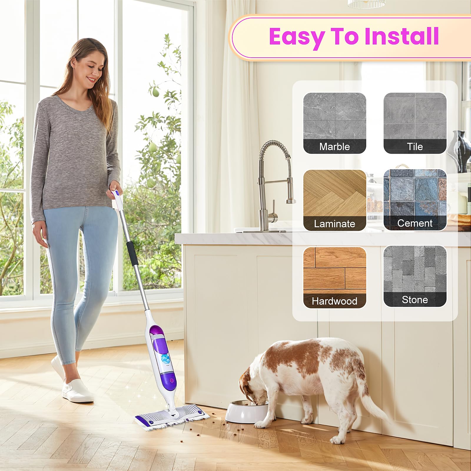 40 Cout Power Mop Pads Refills for Powermop (40 Count)