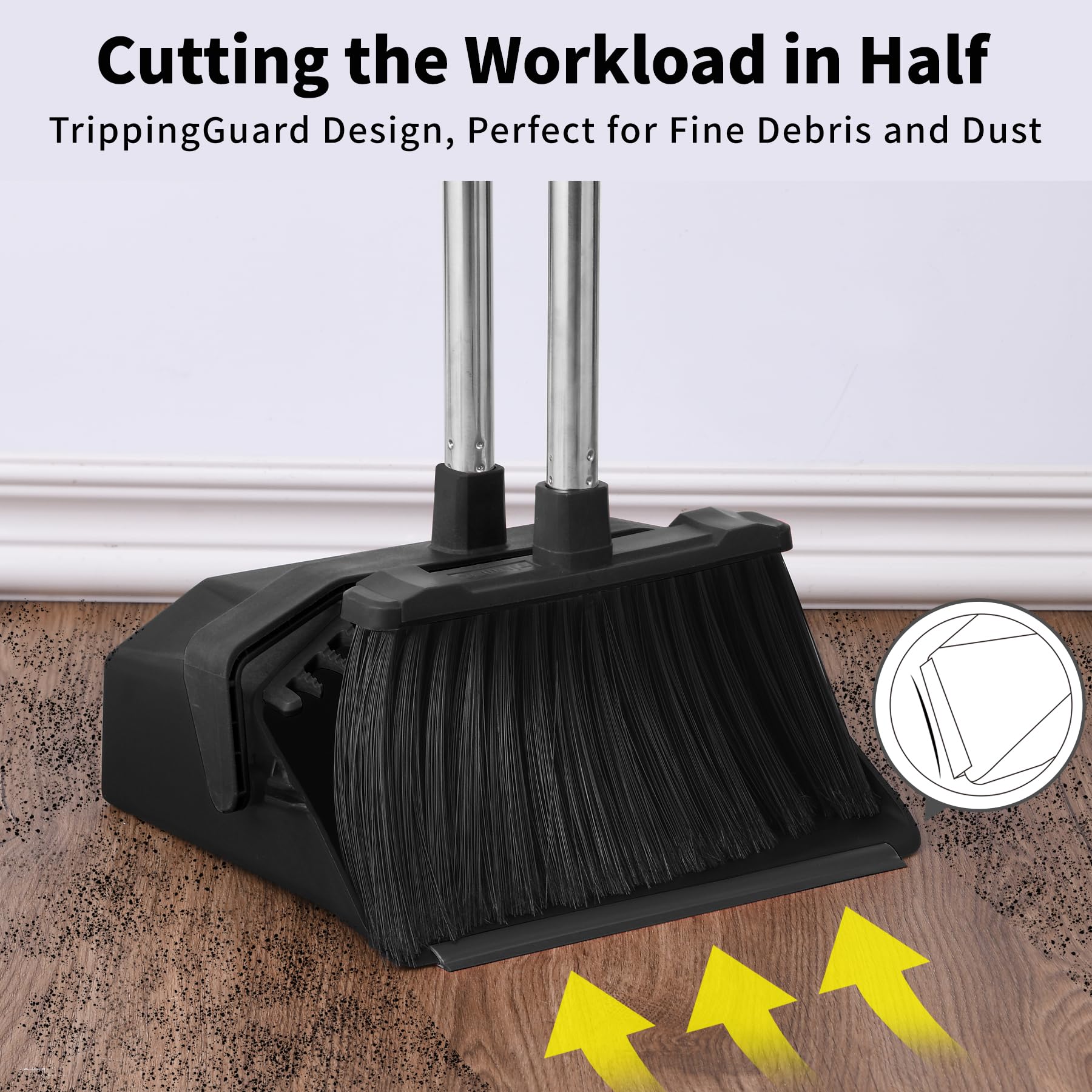 Commercial Broom and Dustpan Set