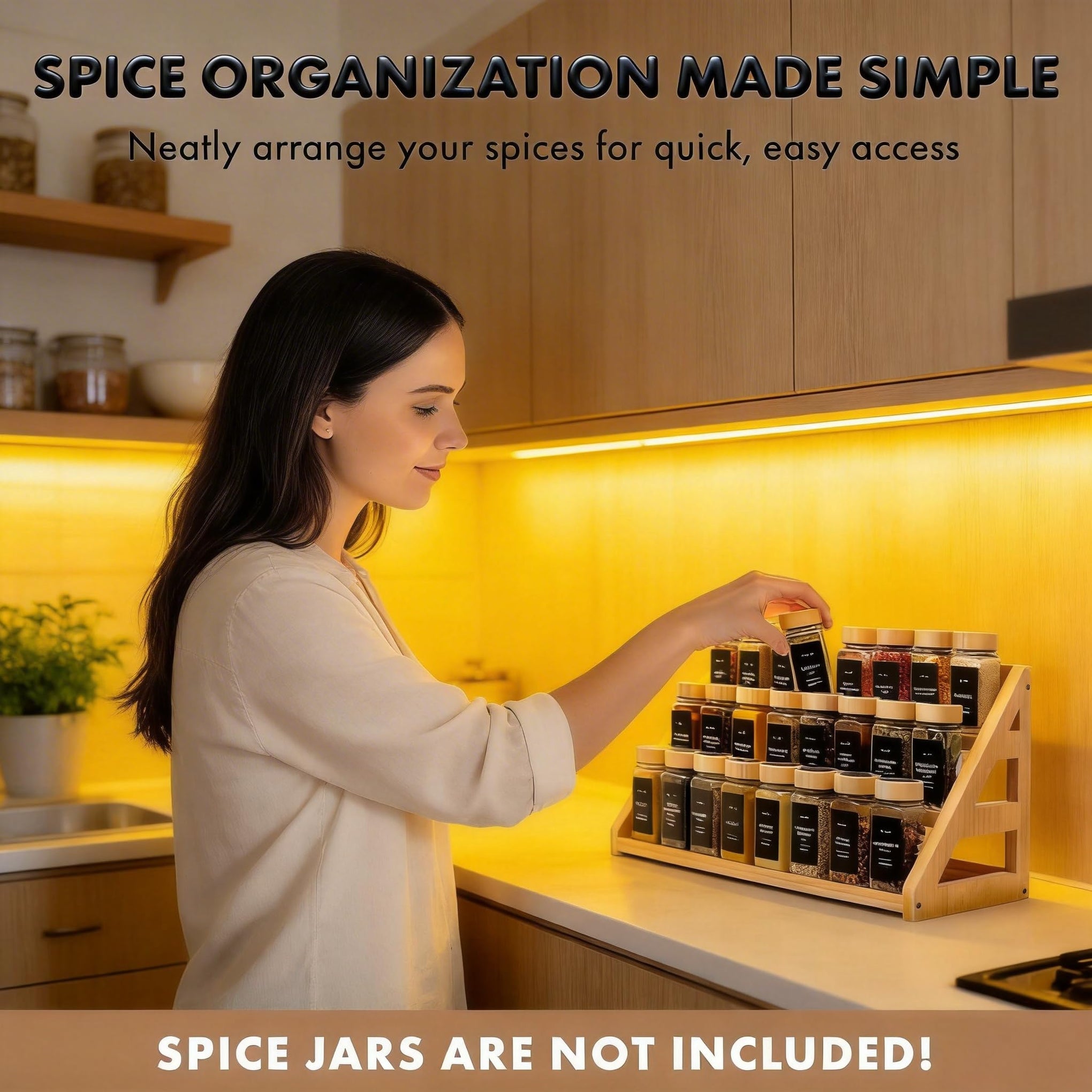 Spice Rack Spice Organizer (100 Count)