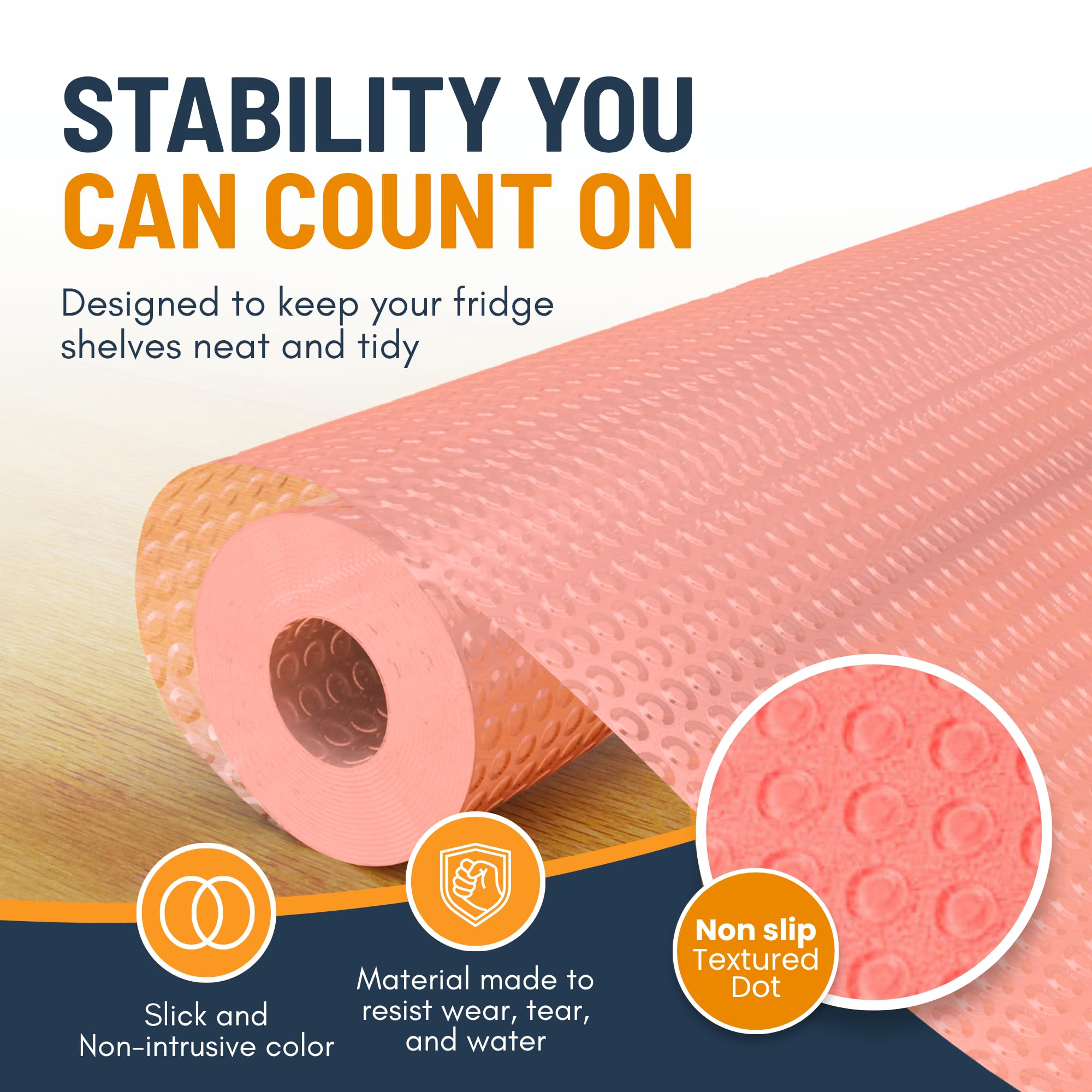 Refrigerator Liners for Shelves by Linda’s Essentials