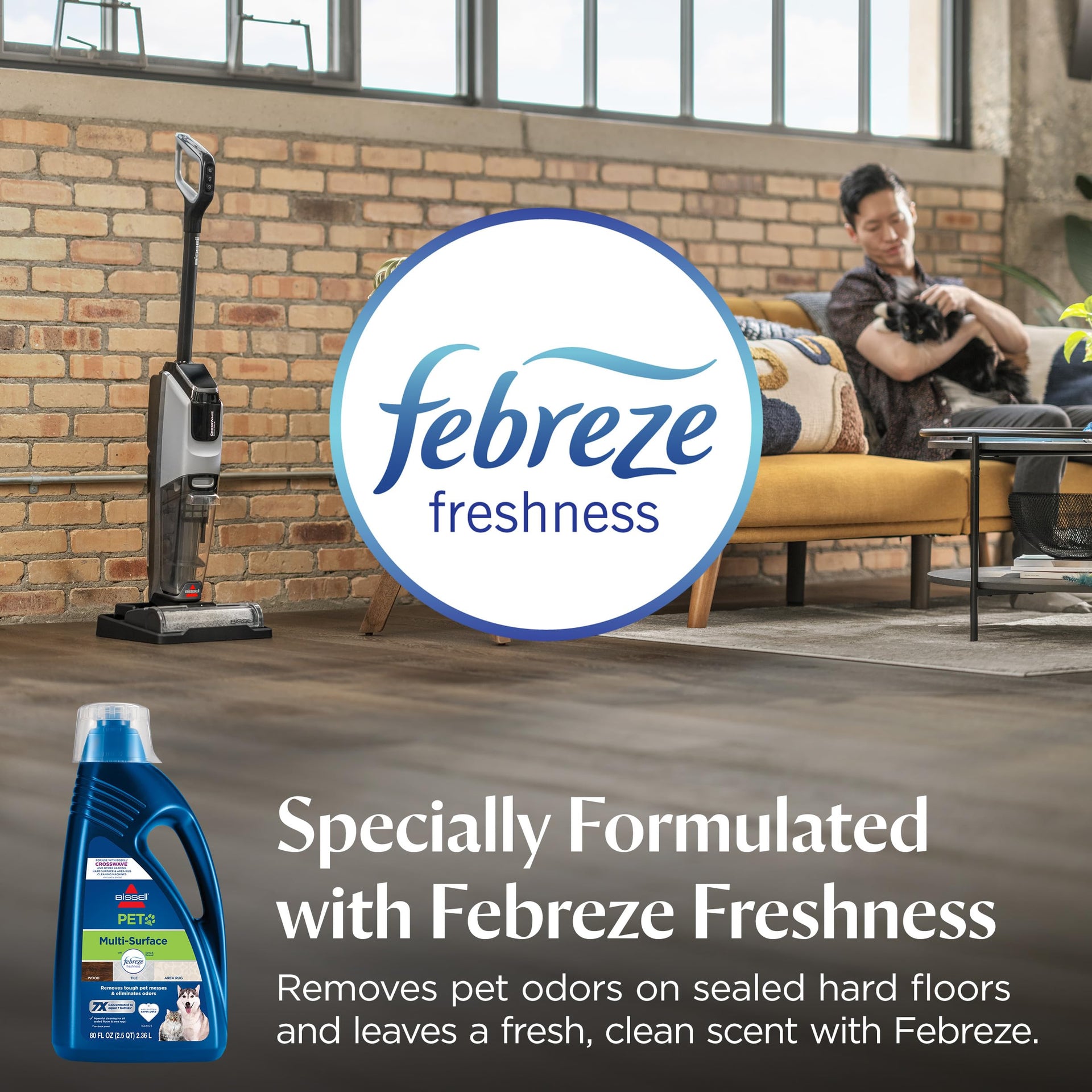 Multi Surface Pet Solution with Febreze (80 Fl Oz)