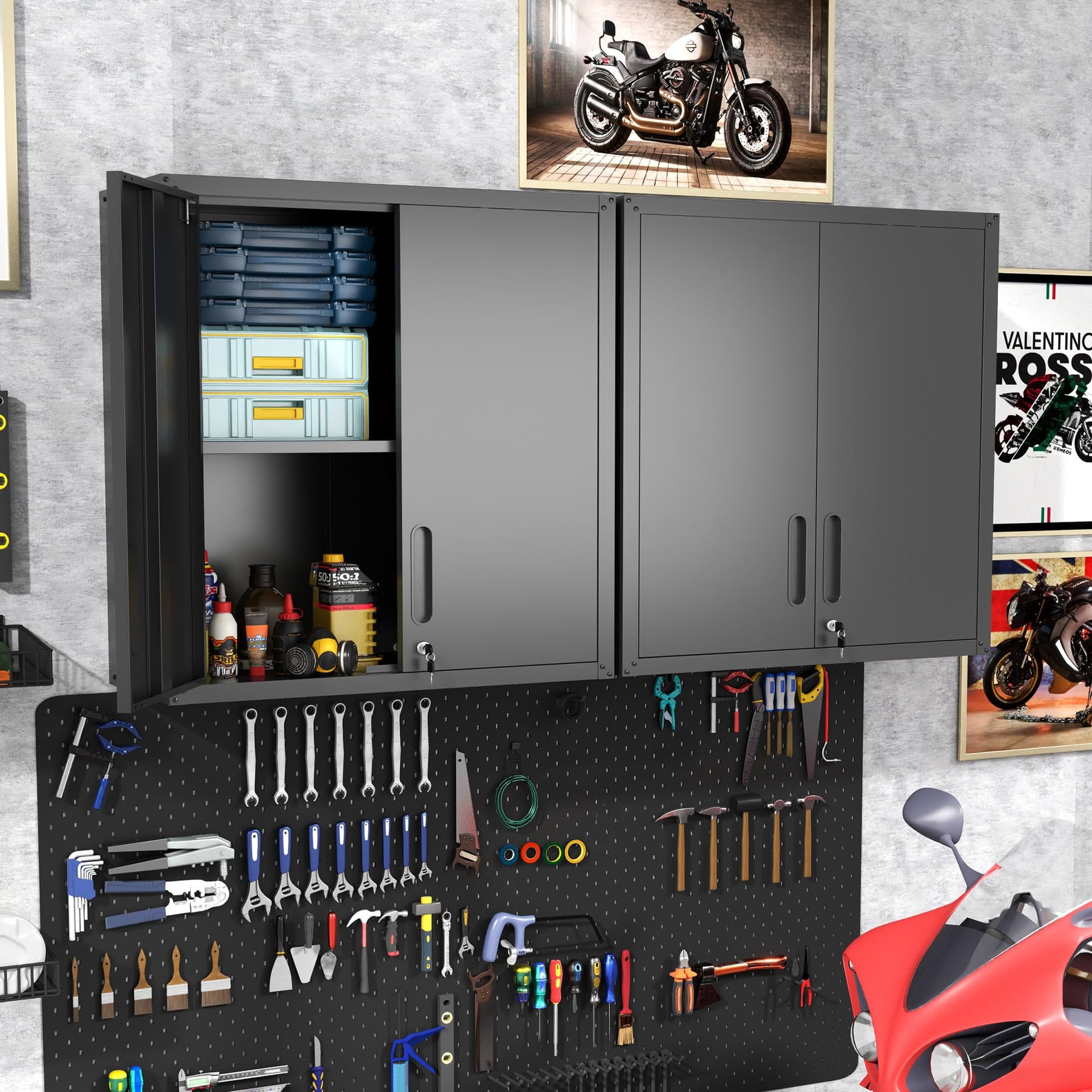 Metal Storage Cabinet for Garage