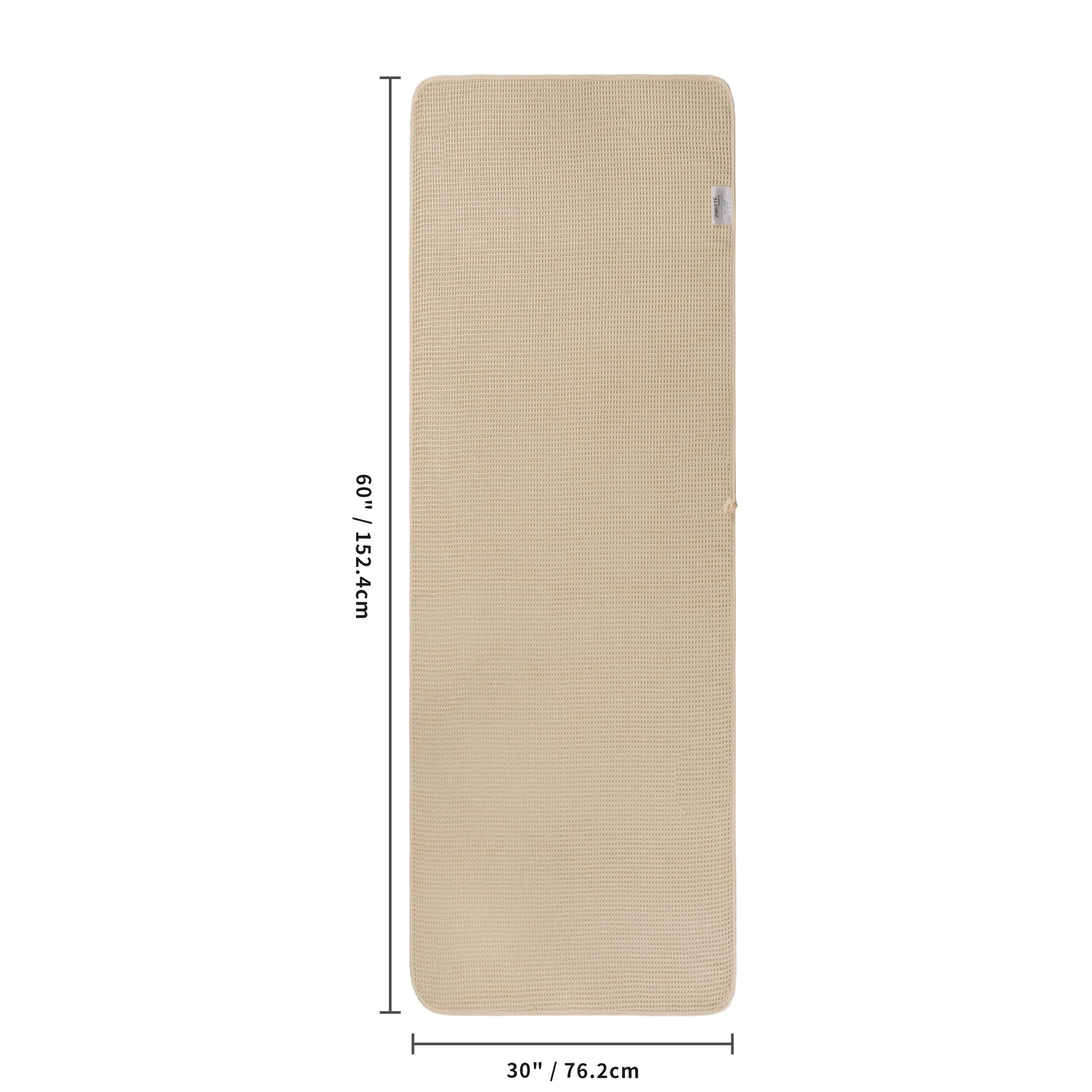 430 GSM Poly Blend Microfiber Quick Dry Waffle Bath Towel (4 Count)