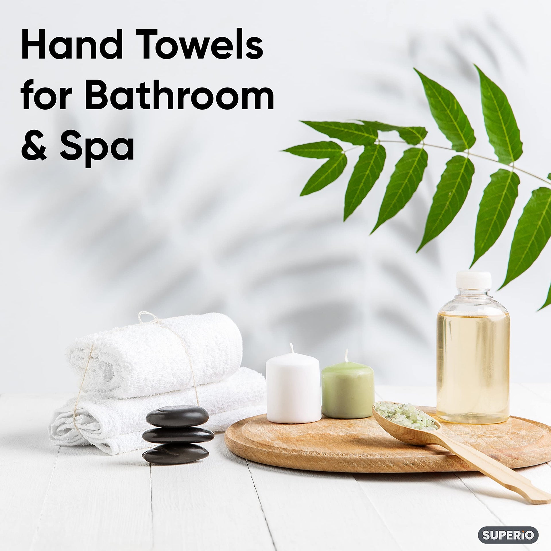 Terry Cloth Rags White Washcloths 100% Cotton 12" Cleaning Cloths (6 Count)