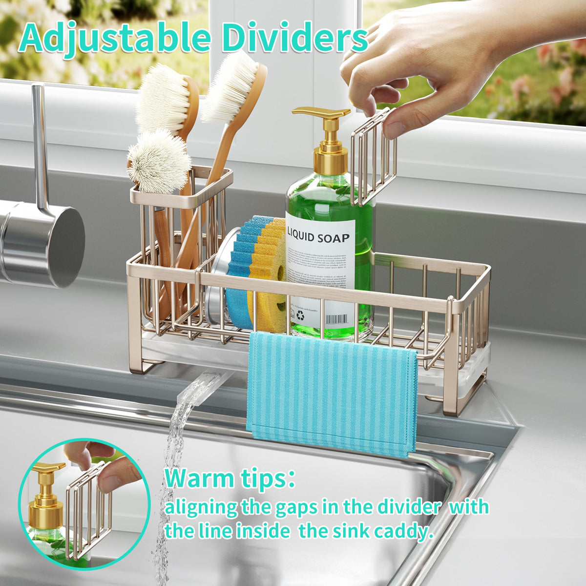 Sponge Holder for Kitchen Sink
