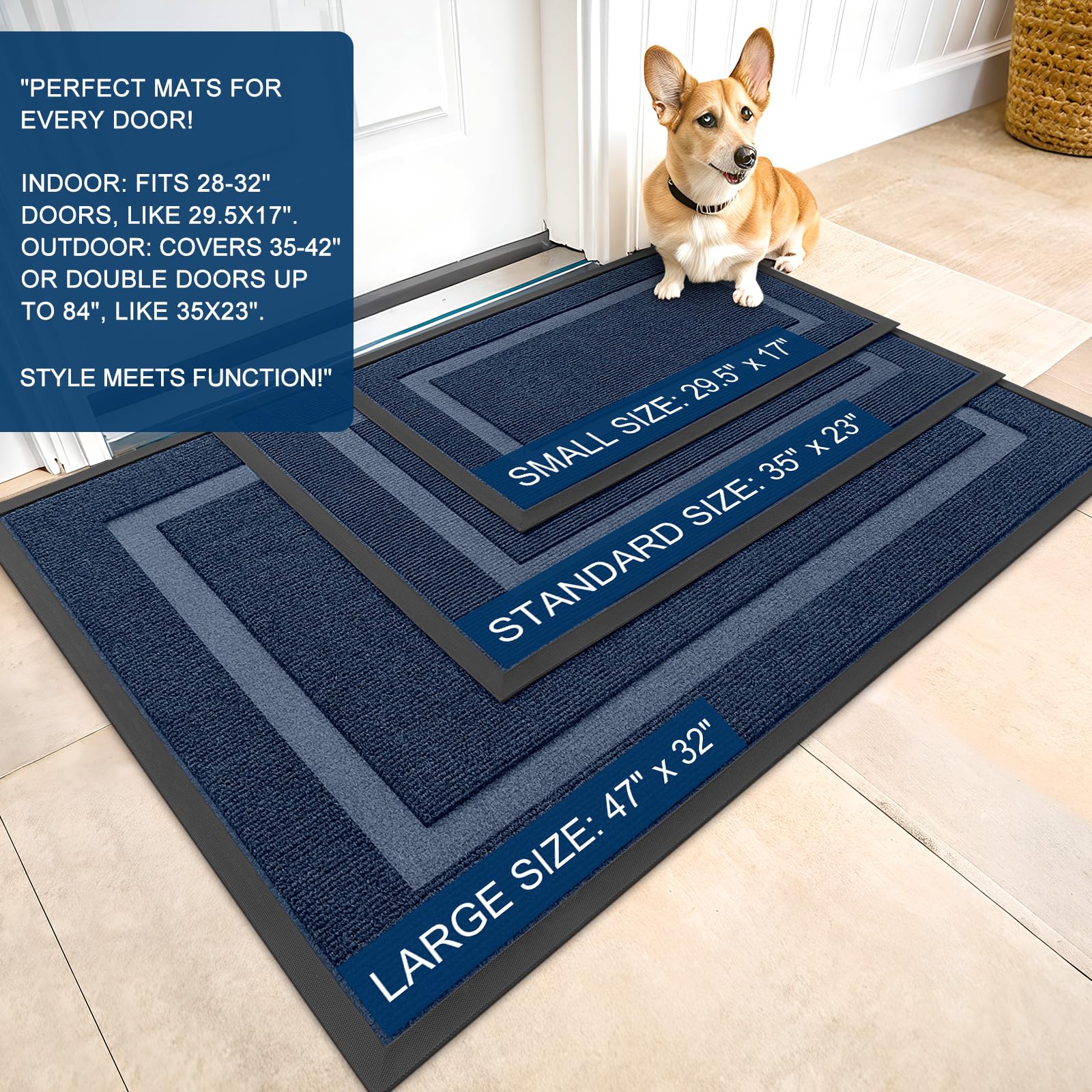 Front Door Mat Outside 59x40