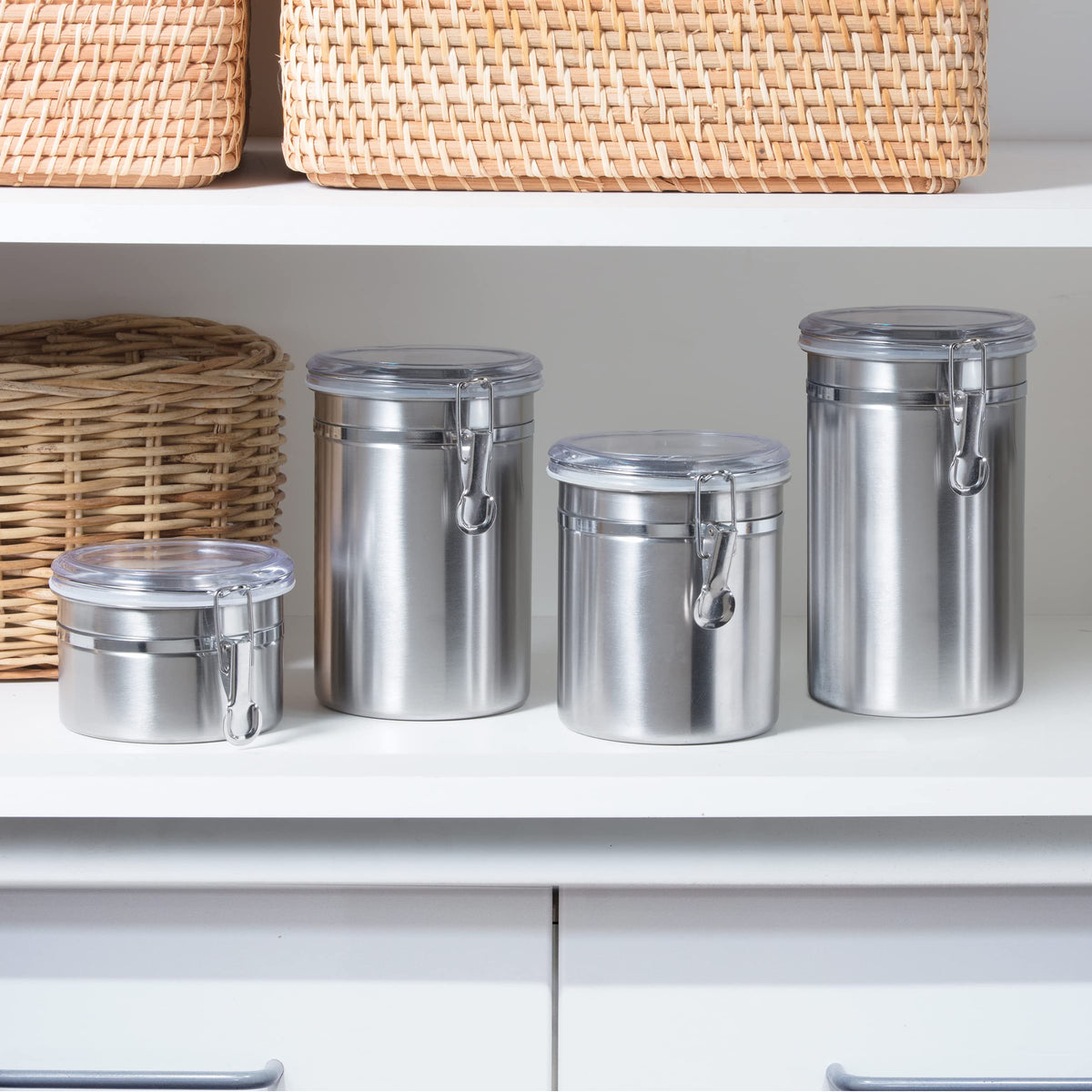 Stainless Steel Kitchen Canister 26 fl oz