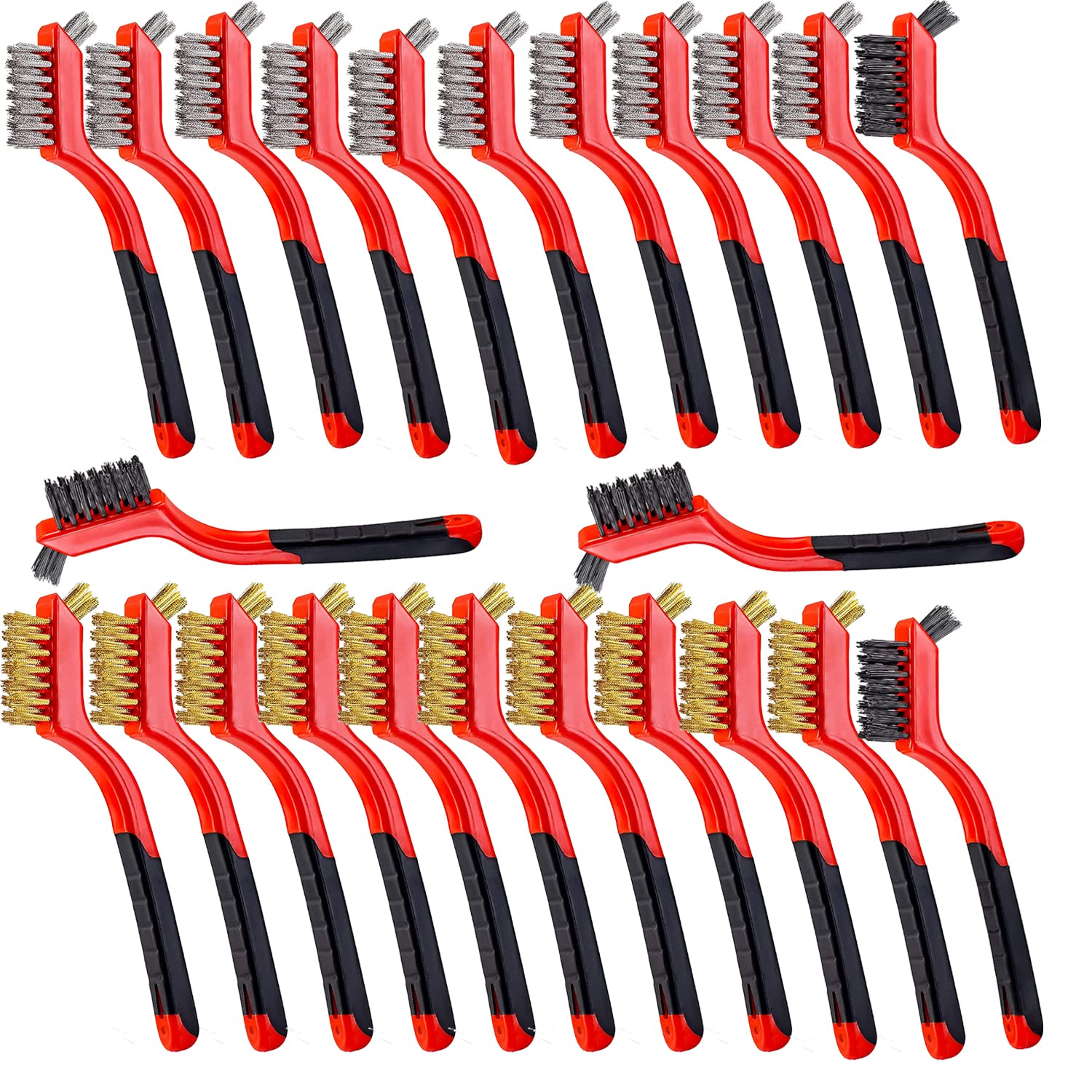 24PCS Wire Brushes for Cleaning