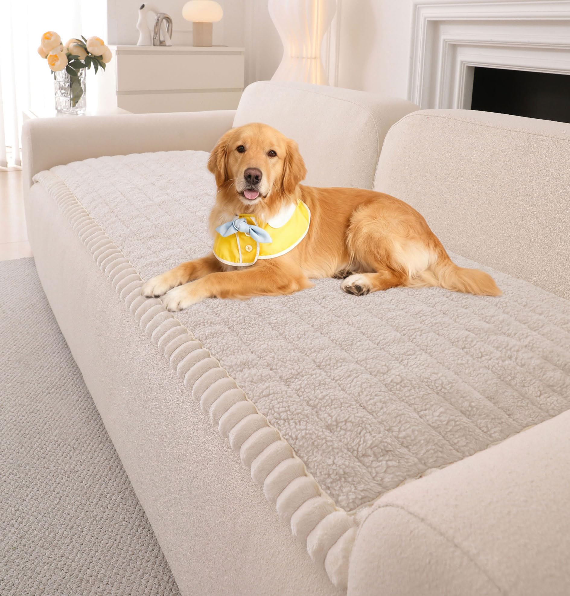 Sofa Covers for 3 Cushion Couch Washable (3 Count)
