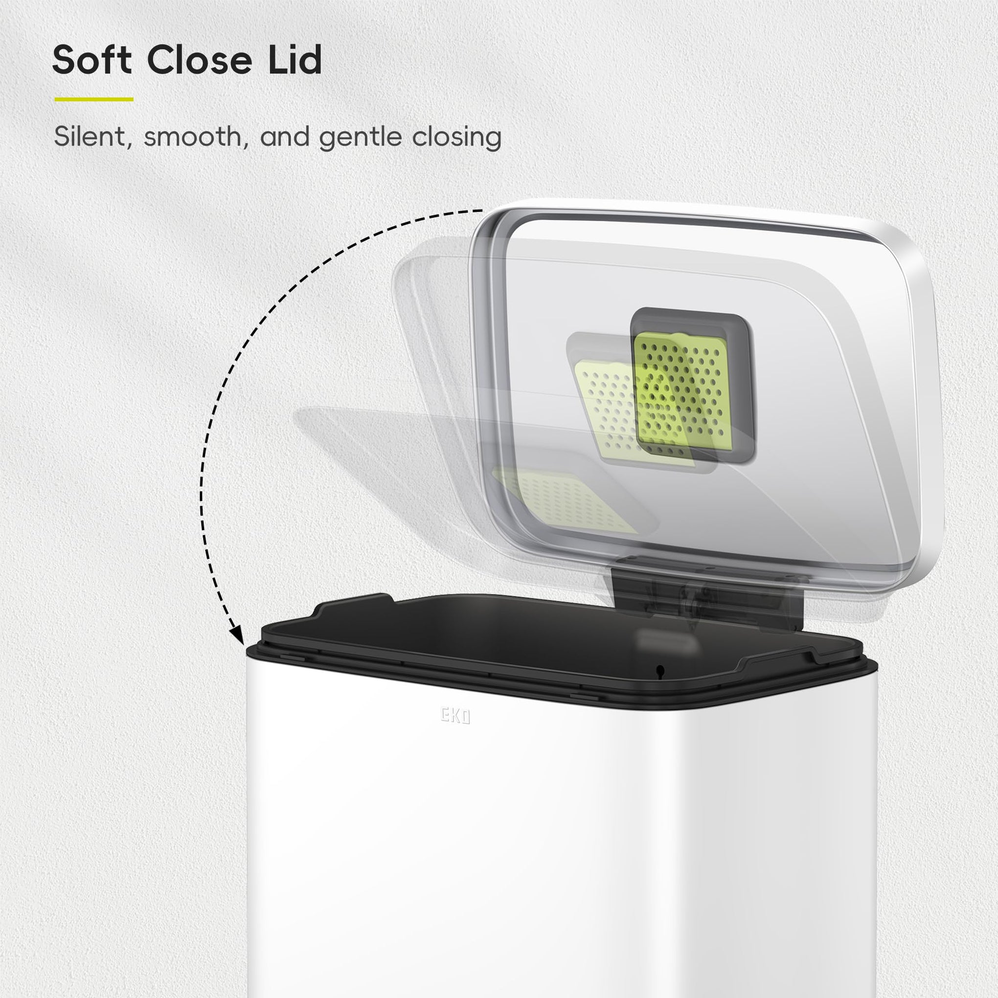 Madison Matte White Stainless Steel 13.2 Gal